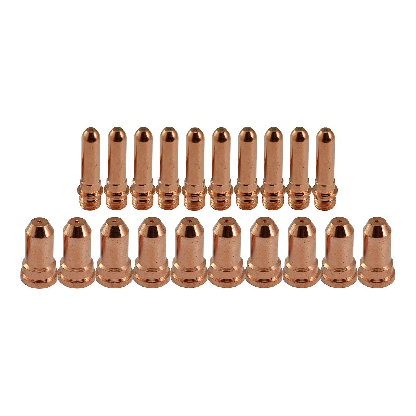 RIVERWELD Cebora Plasma Electrode C1517 & Plasma Nozzle Tips C1369 Fit CP160 HP100 MP100 CB100 CB150 Plasma Cutter Torch 20pcs