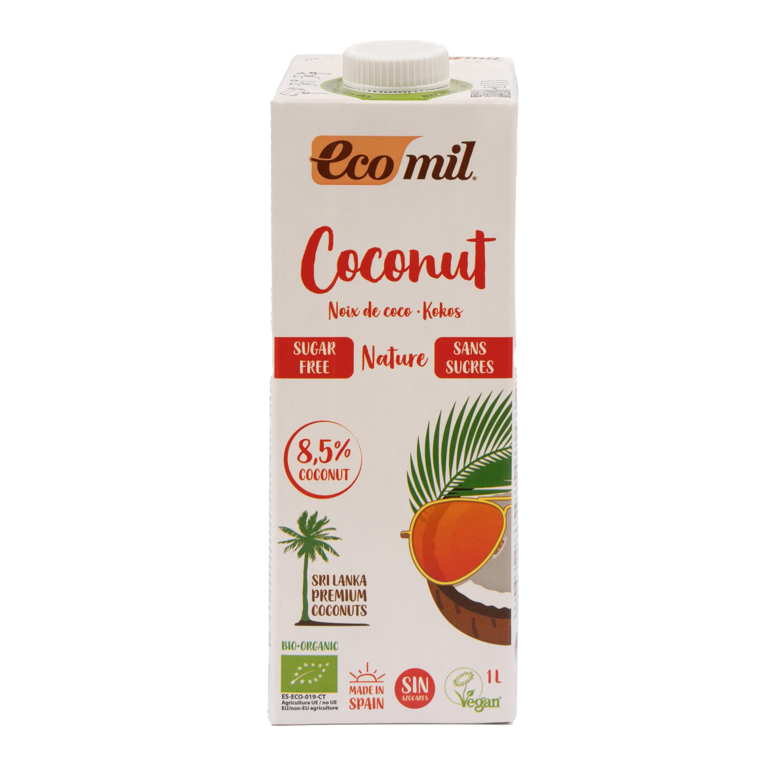 Coconut Milk Nature, Sugar Free, 1L