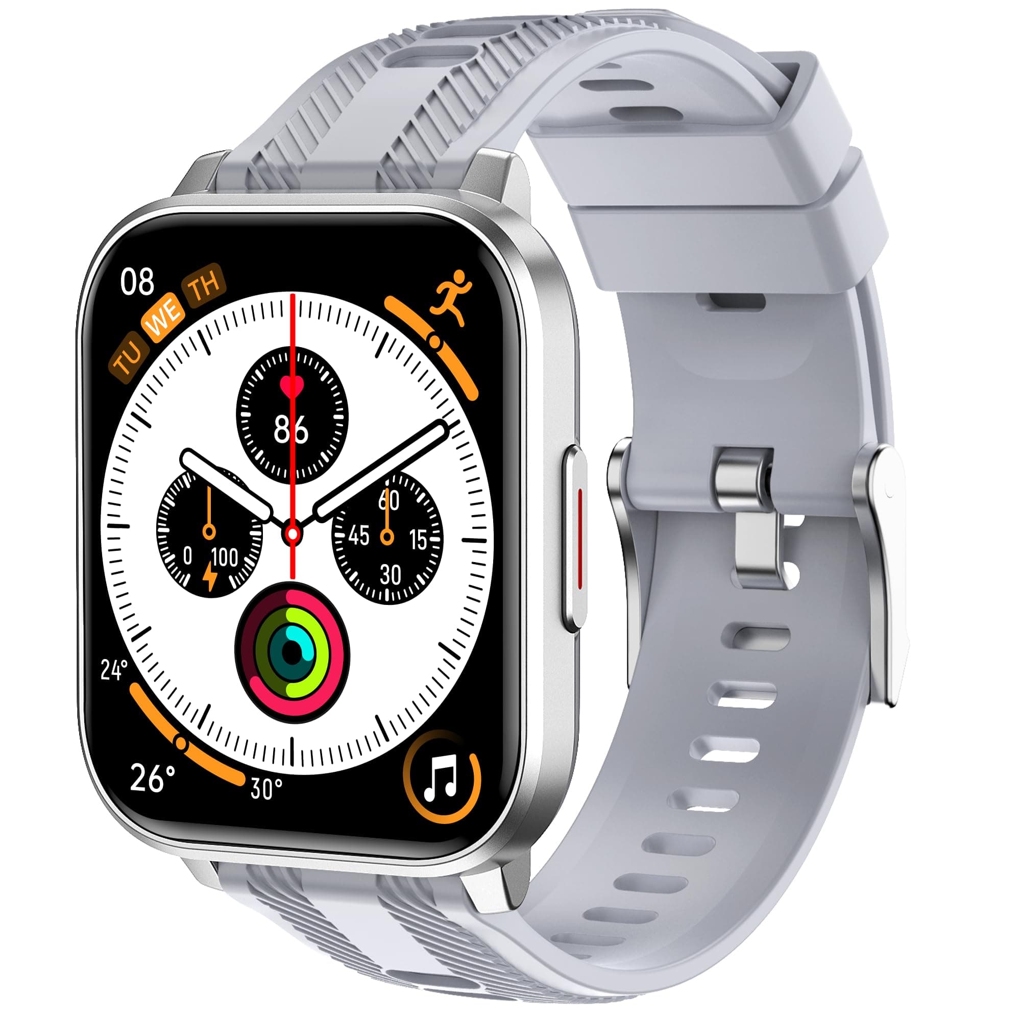 Smart Watch with Ai Functions GPS Tracking for Android Phones and iPhone Compatible Bluetooth Call Message Alert Heart Rate/Sleep Monitor IP68 Waterproof for Men Women