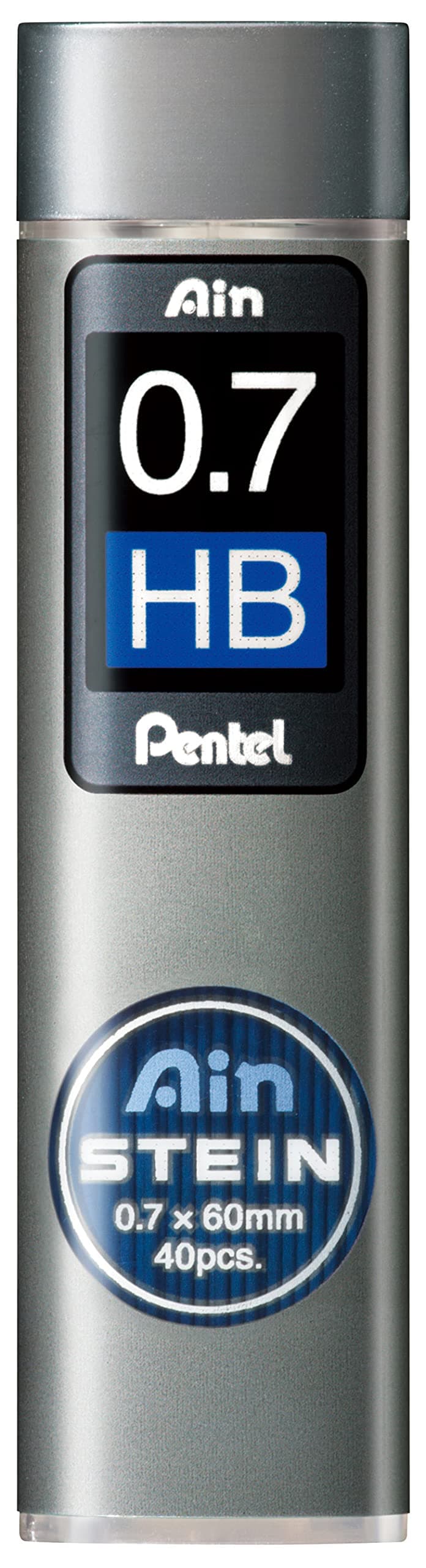 Pentel Ain Stein HB Grade Refill Lead, 0.7 mm - Pack of 12