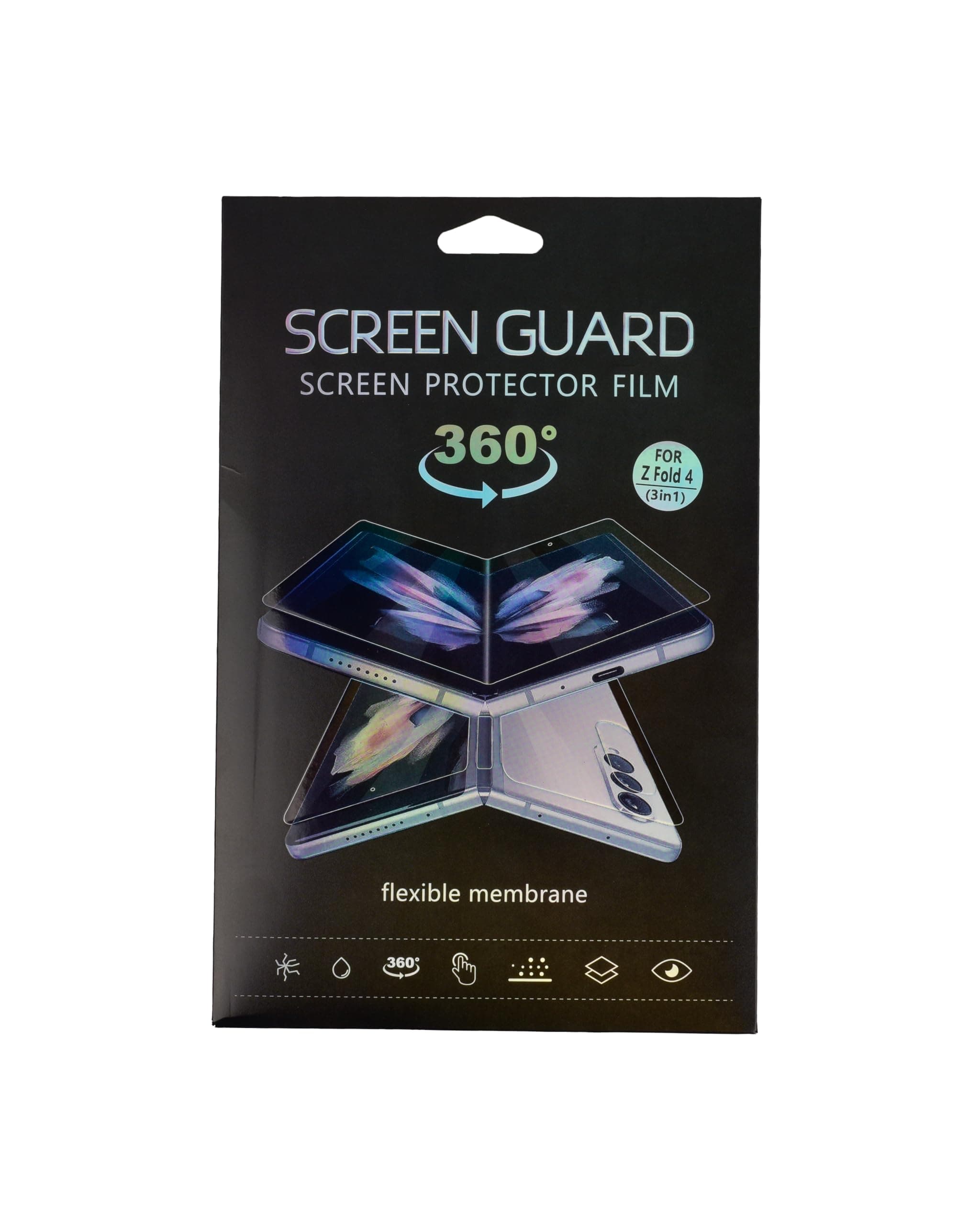 K-TEL Screen Protector Film for Samsung Z Fold 4 - Front Protective Film, Phone Display Shield, High Touch Sensitivity, Anti-Scratch & Fingerprint Protection - Transparent, Case Friendly, Bubble Free