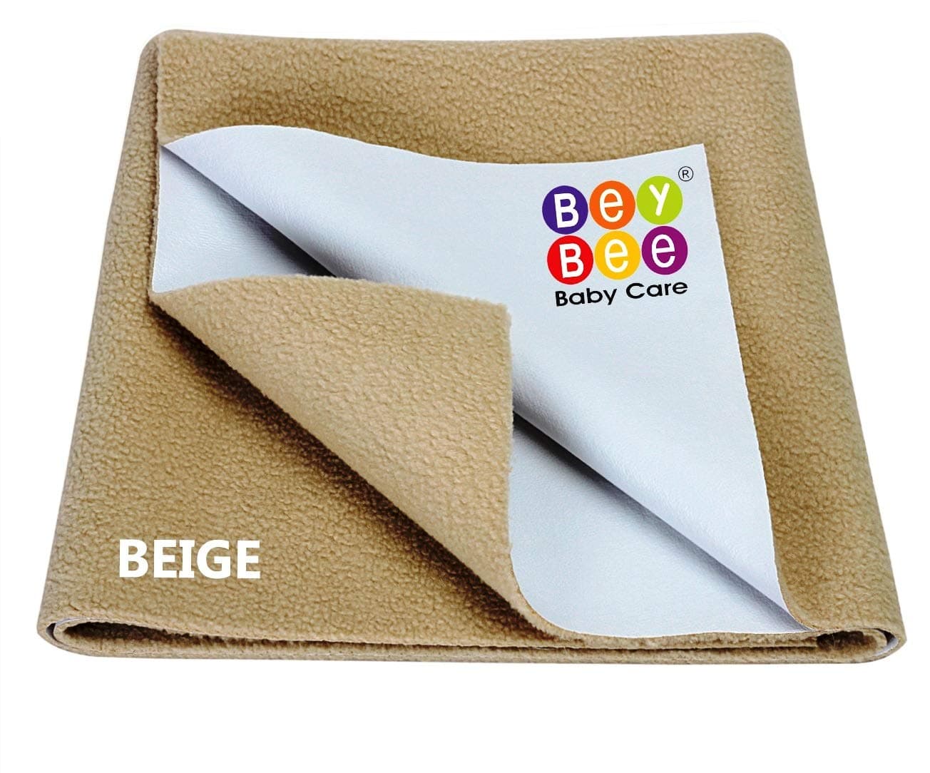 BeyBee Bey Bee Quick Dry Baby Bed Protector Waterproof Sheet - Large (Beige)