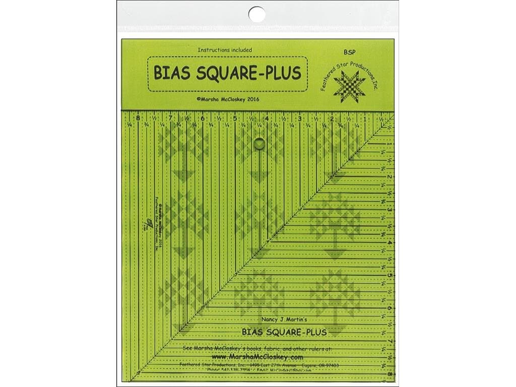 Feathered Star FSPBSP Ruler Bias Square-Plus