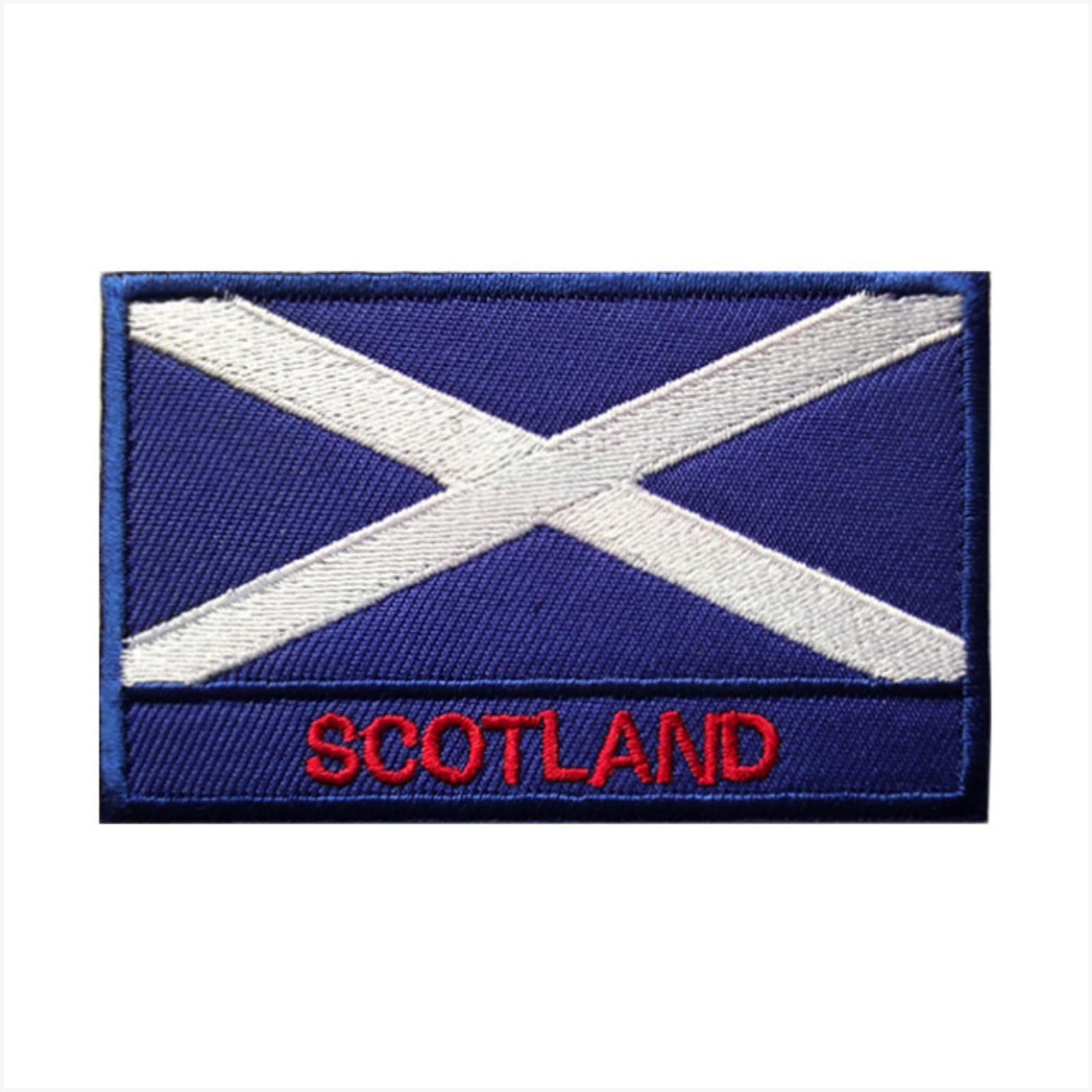 Womaha2 Pcs Scotland Flag Patch Hook&Loop Fastener for Outdoor Sports Mountain Climbing Outdoor Expansion