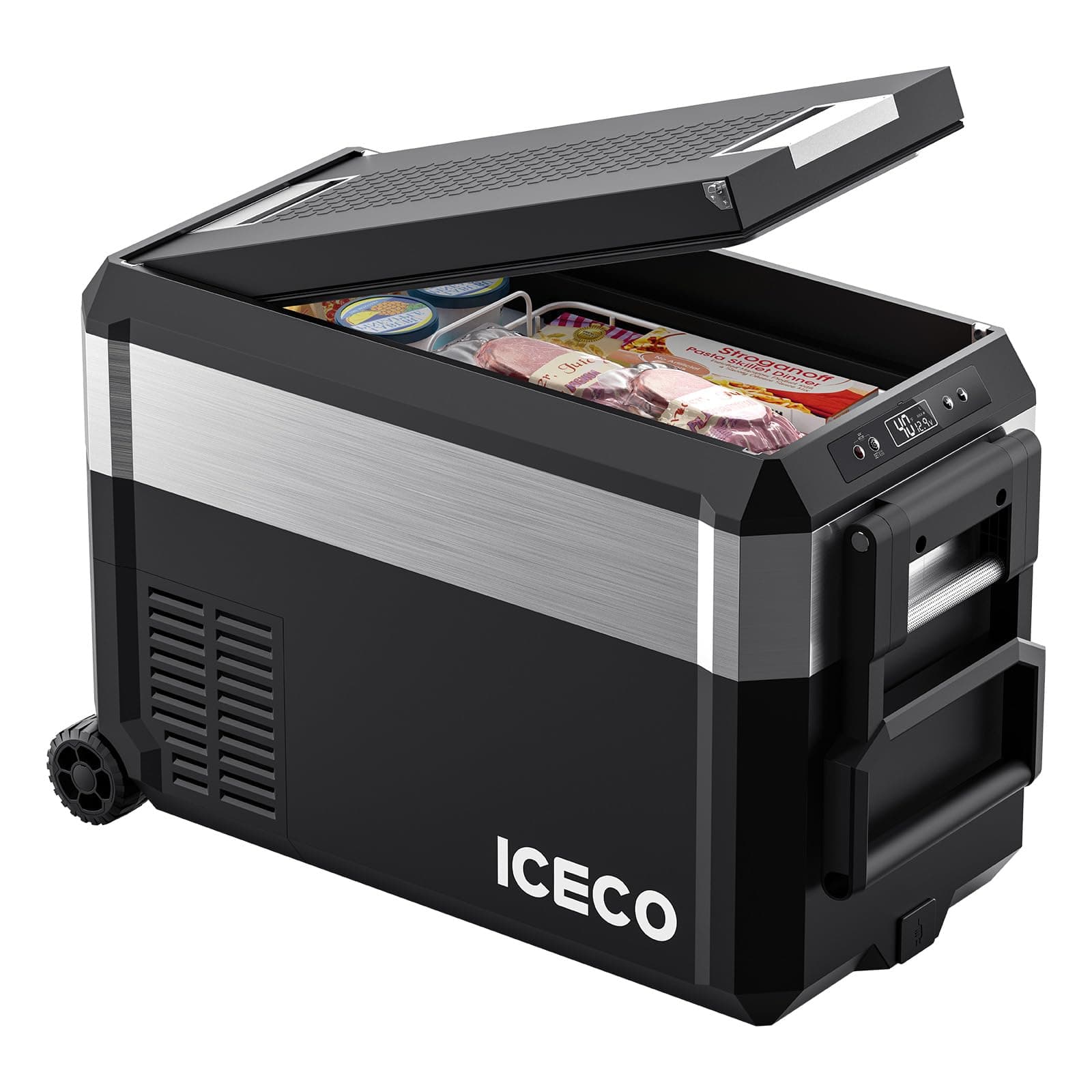JP Pro Portable Refrigerator,12 Volt Car Fridge Freezer, Compact Refrigerator with Secop Compressor, for Car & Home Use