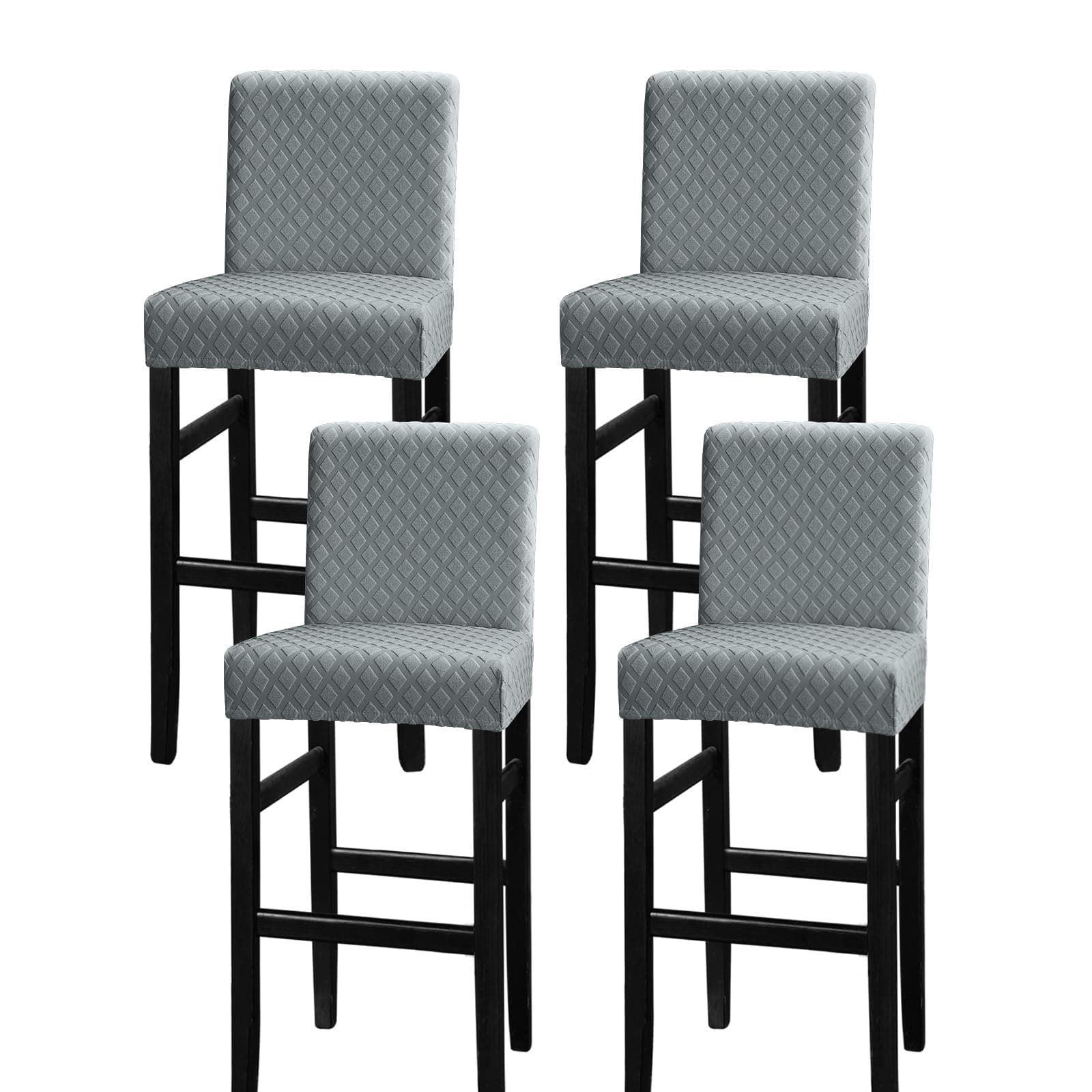 Lellen Bar Stool Covers Jacquard Pattern Bar Stool Chair Covers Bar Chair Covers Barstool Covers Slipcovers Pub Counter Stool Chair Covers Counter Height Stool Seat Covers Barstool Slipcovers