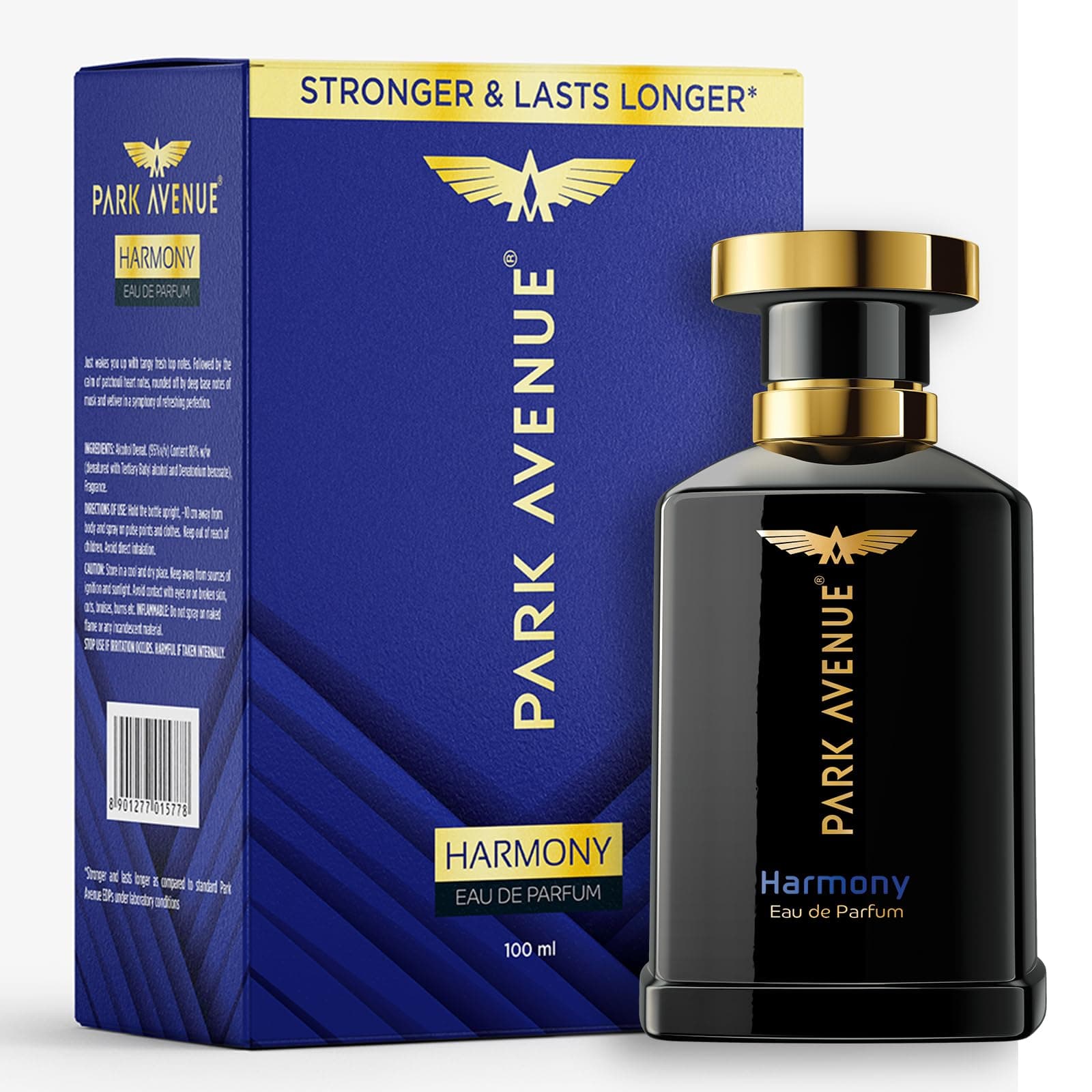 Harmony, Eau De Parfum Men, 100ml | Long Lasting Perfume for Men | Premium Luxury Fragrance Scent | Aromatic Blend of Patchouli, Musk & Vetiver | Suitable for Every Occasion