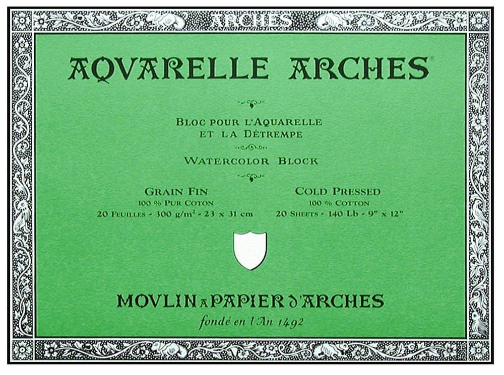 Watercolor Block, Cold Press 9"X12"