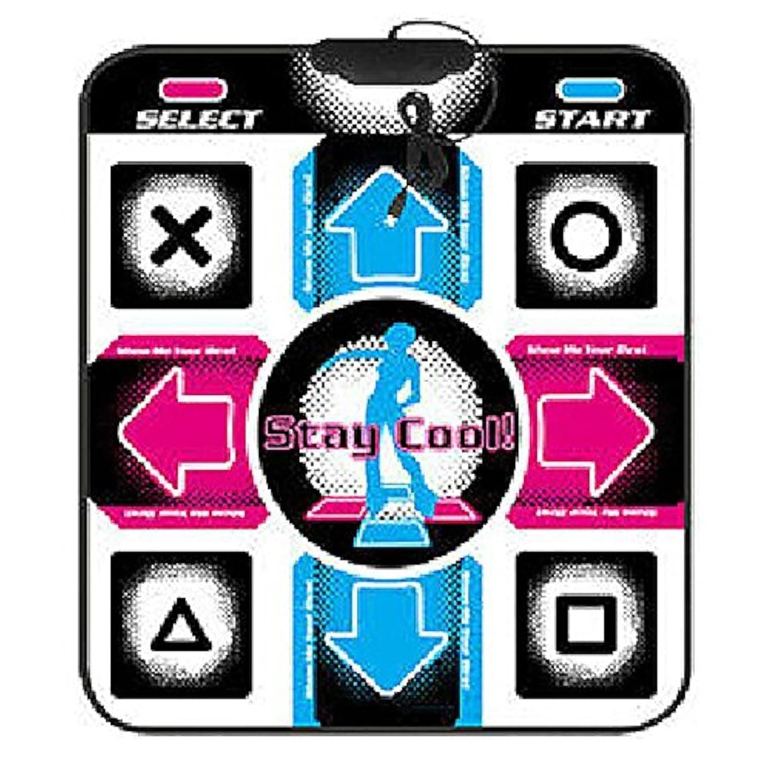 AVIUDHE Dance Pad, Dancing Mat for Dance Dance Revolution (DDR) Non-Slip Sensitive USB Dance Blanket for PC Laptop Video Game