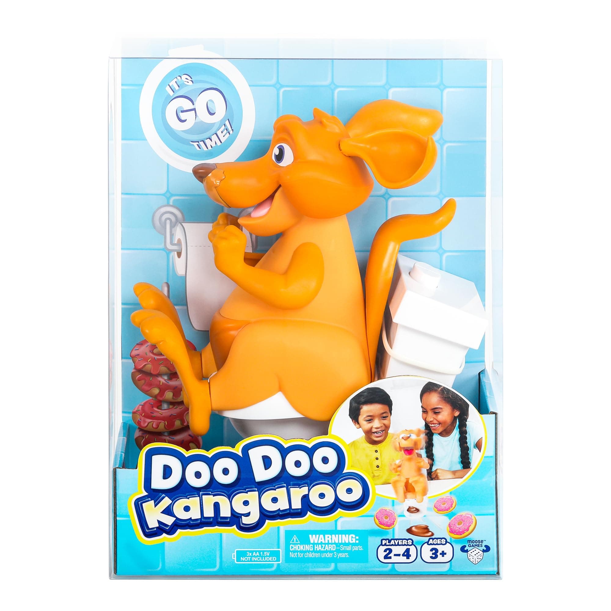 doo Kangaroo Game: Feed Him Until He’s Gotta Go Grab The Donuts and Dodge The Doo. Collect The Most Donuts to Win