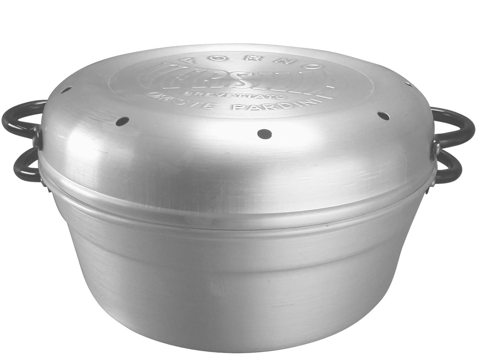 PARDINI Versilia Sweets Roaster, Aluminium, Silver, 28 cm