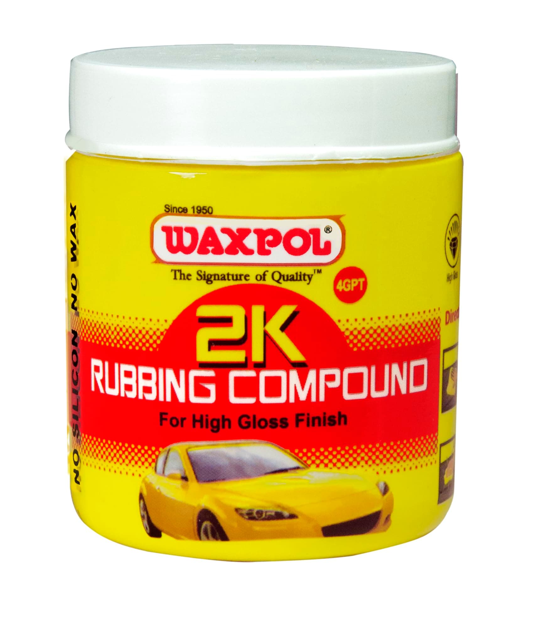 Waxpol 2K Rubbing Compound (for High Gloss Finish) 100 gm