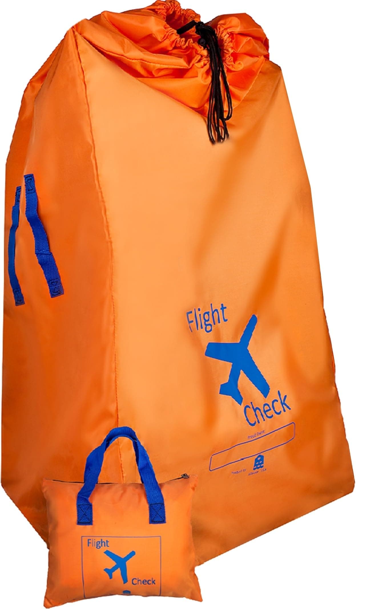 Alnoor USA Gate Check Bag for Single & Double Stroller Travel Bag for Air Plane | Extra Large & Ultra Durable - Includes Padded Shoulder Straps for Comfort & Durability With Pouch – Bonus E-Book