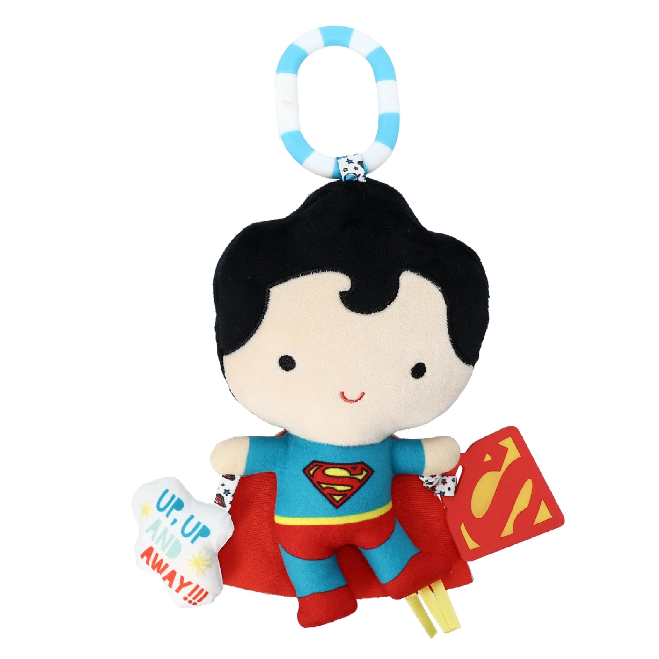 KIDS PREFERRED DC Comics Superman Multi Sensory Activity Toy with Teethers, C...
