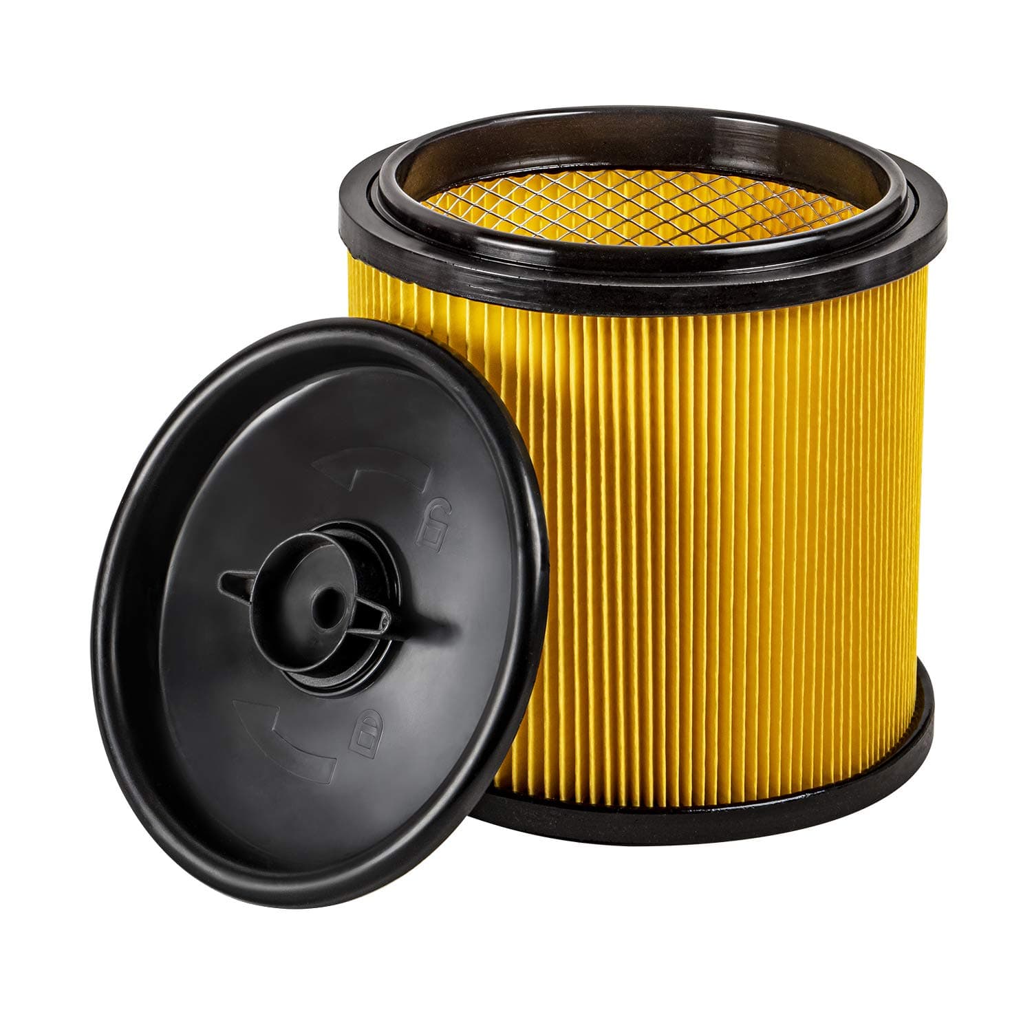 Standard Cartridge Filter & Retainer for Use With 5 to 16 Gallon Wet/Dry Vacs