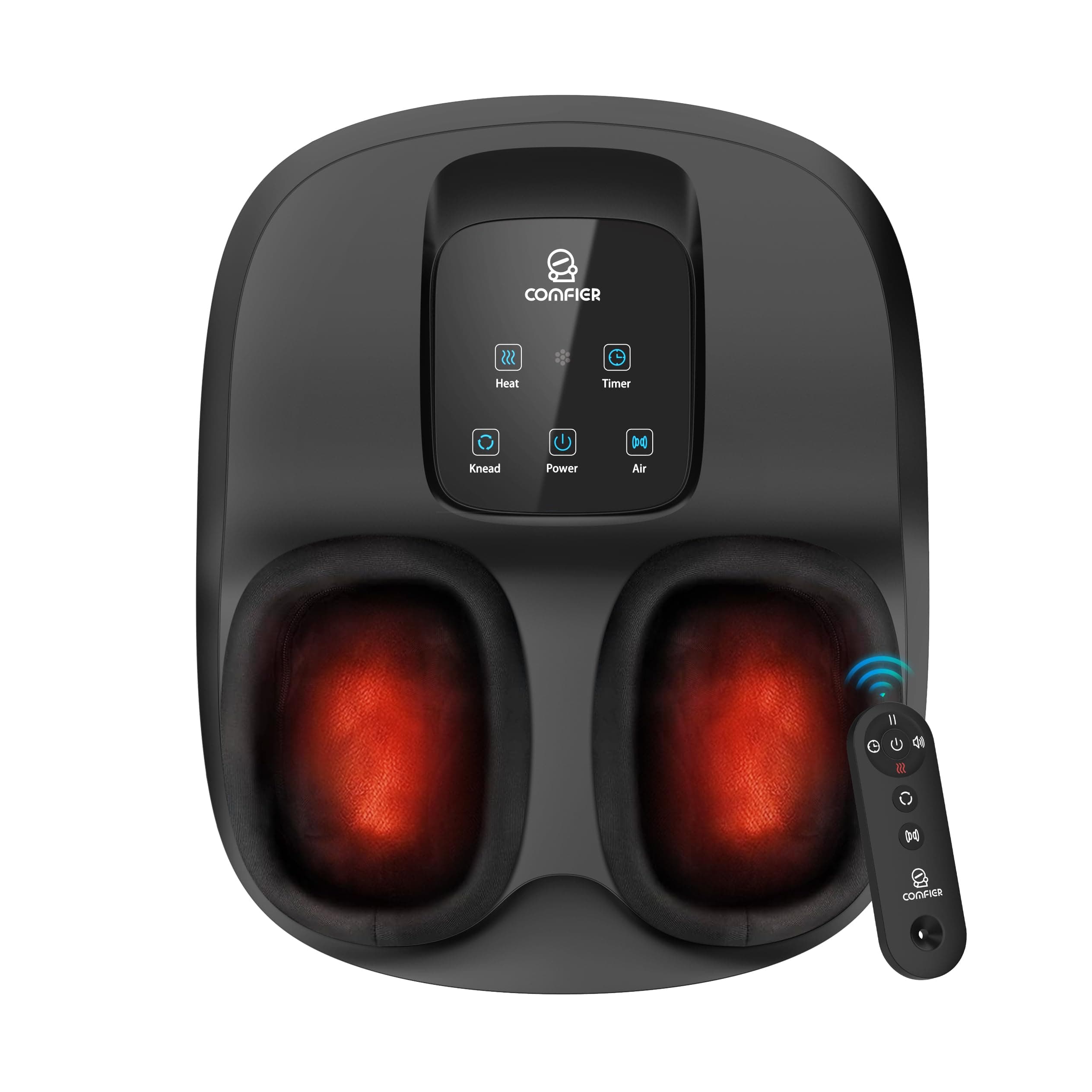 - Shiatsu Foot Massager with Heat,Kneading, Compression, Massage Machine for Plantar Fasciitis Neuropathy, Remote Control,Heated Foot Warmer, Gifts for Men,Women,Size 13