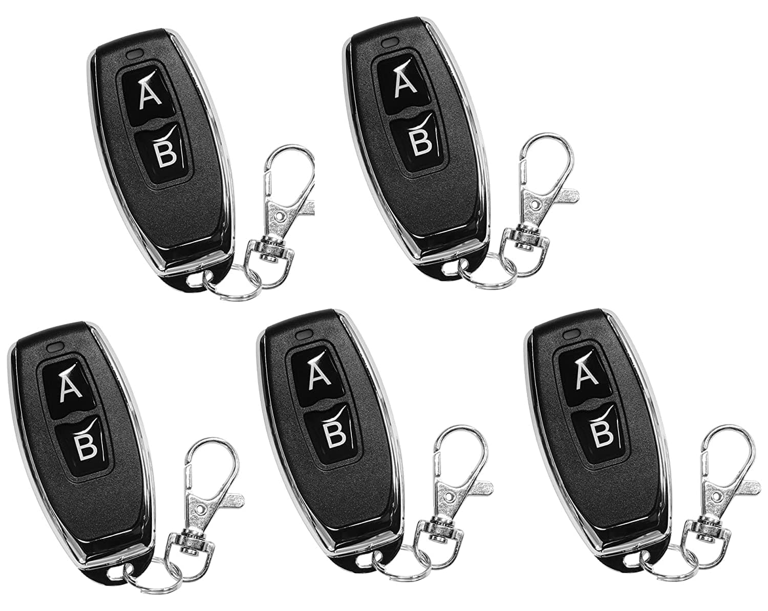 433.92MHz 12V 4Channel RF Transmitter 2Channel Relay Remote Control Pack of 5