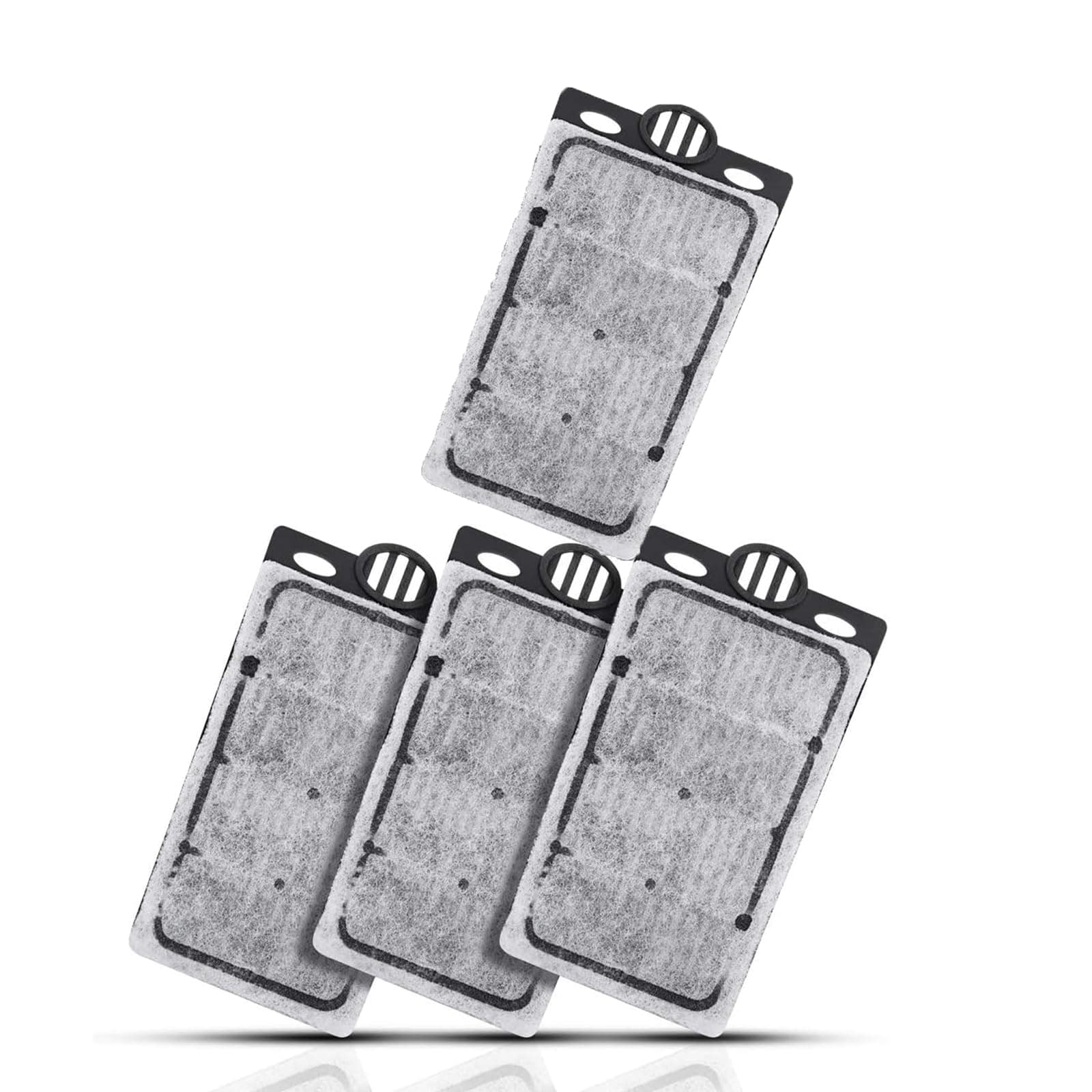 4pcs Aquarium Waterfall Reptiles Turtle Filter Cartridges Replacement Waterfall Filter only Ultra-Activated Carbon with Whisper Technology (4pcs Filter Cartridges)