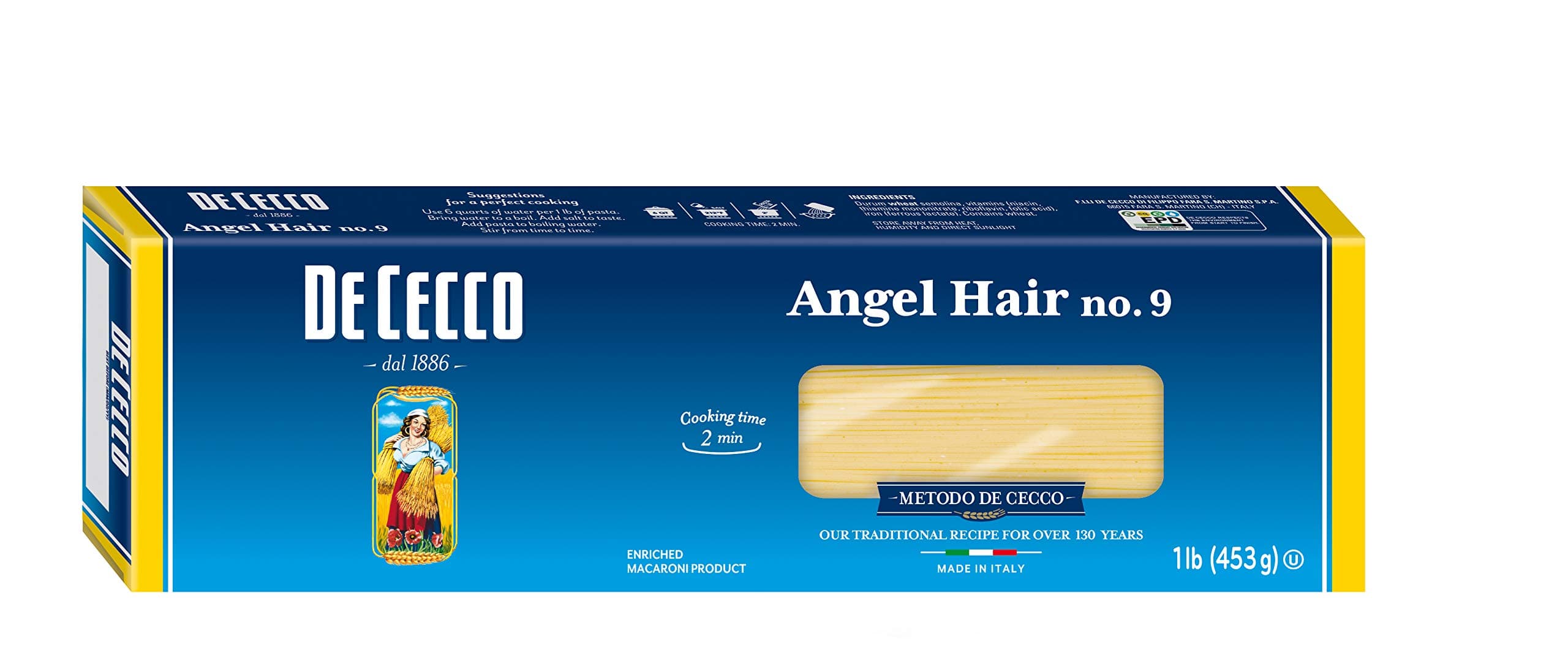 De Cecco Capellini, 16 Ounce Boxes (Pack of 5)