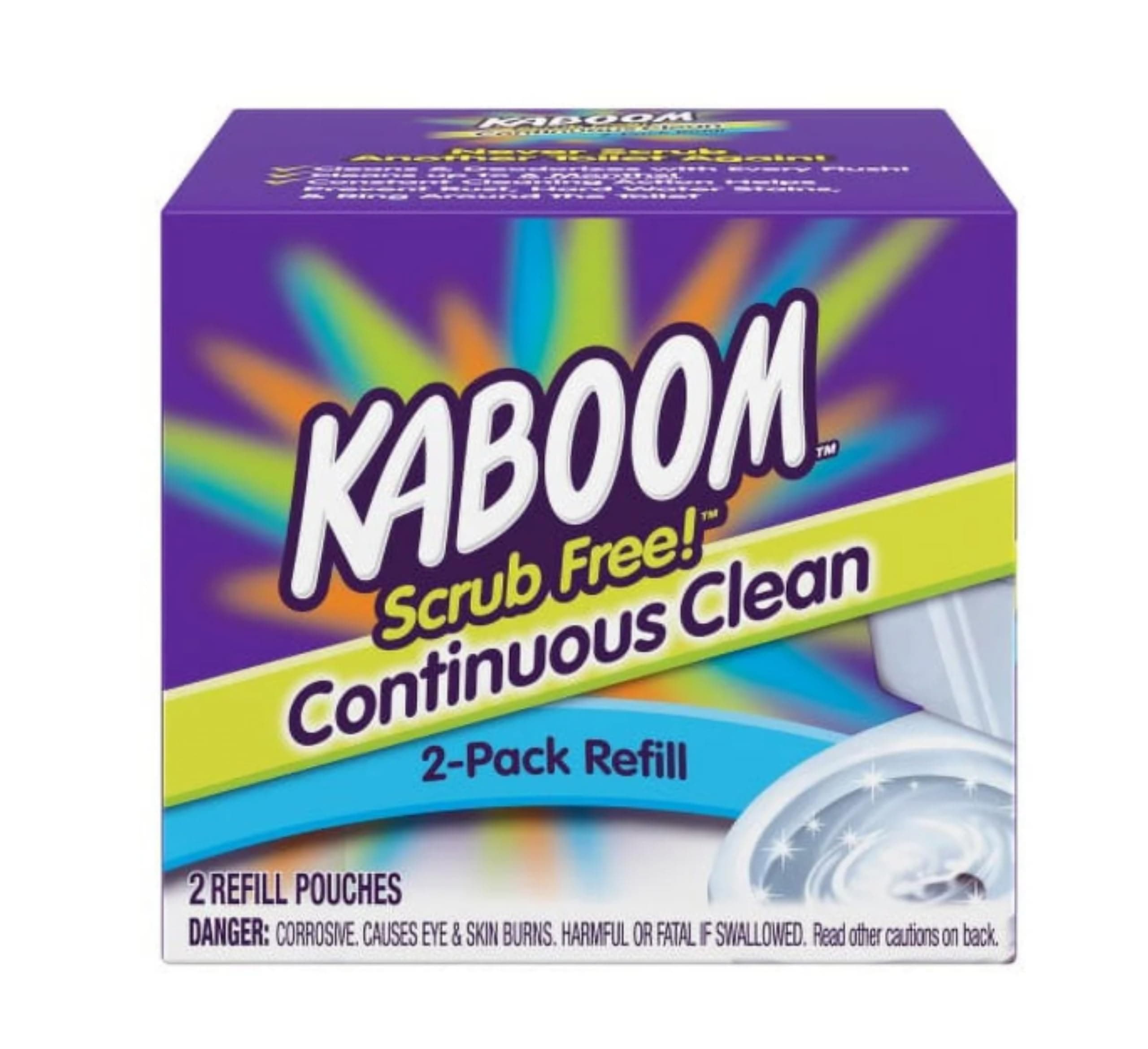 Scrub Free! Continuous Clean Toilet Cleaning Refill Tablets (2 Count Per Package) *Refill Tablets Only.