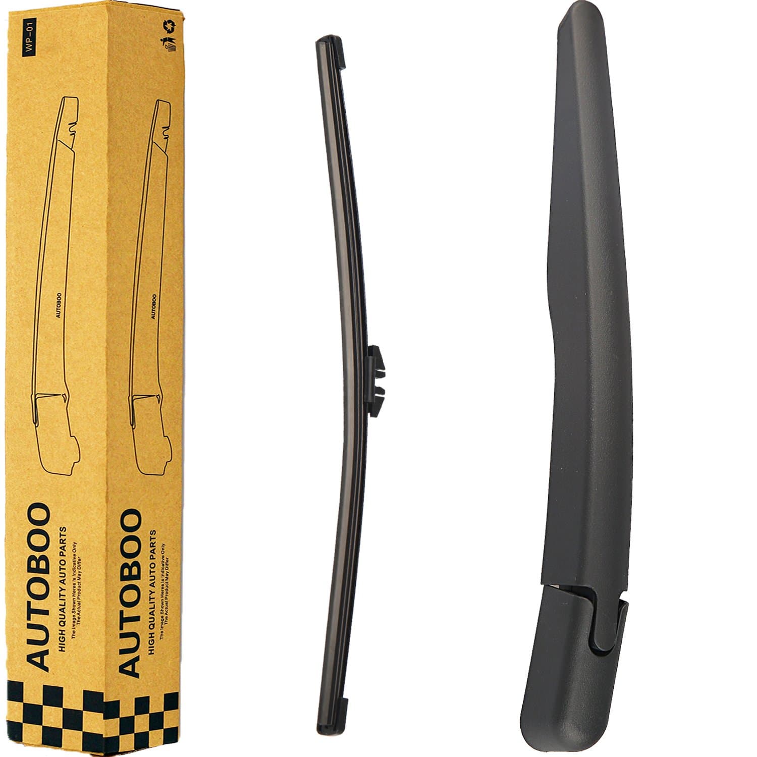 Rear Wiper Arm Blade Replacement for Ford Explorer 2011-2023,Escape 2013-2023,2015-2019 Lincoln MKX Back Windshield Wiper Blade Arm Set -Original Equipment Replacement