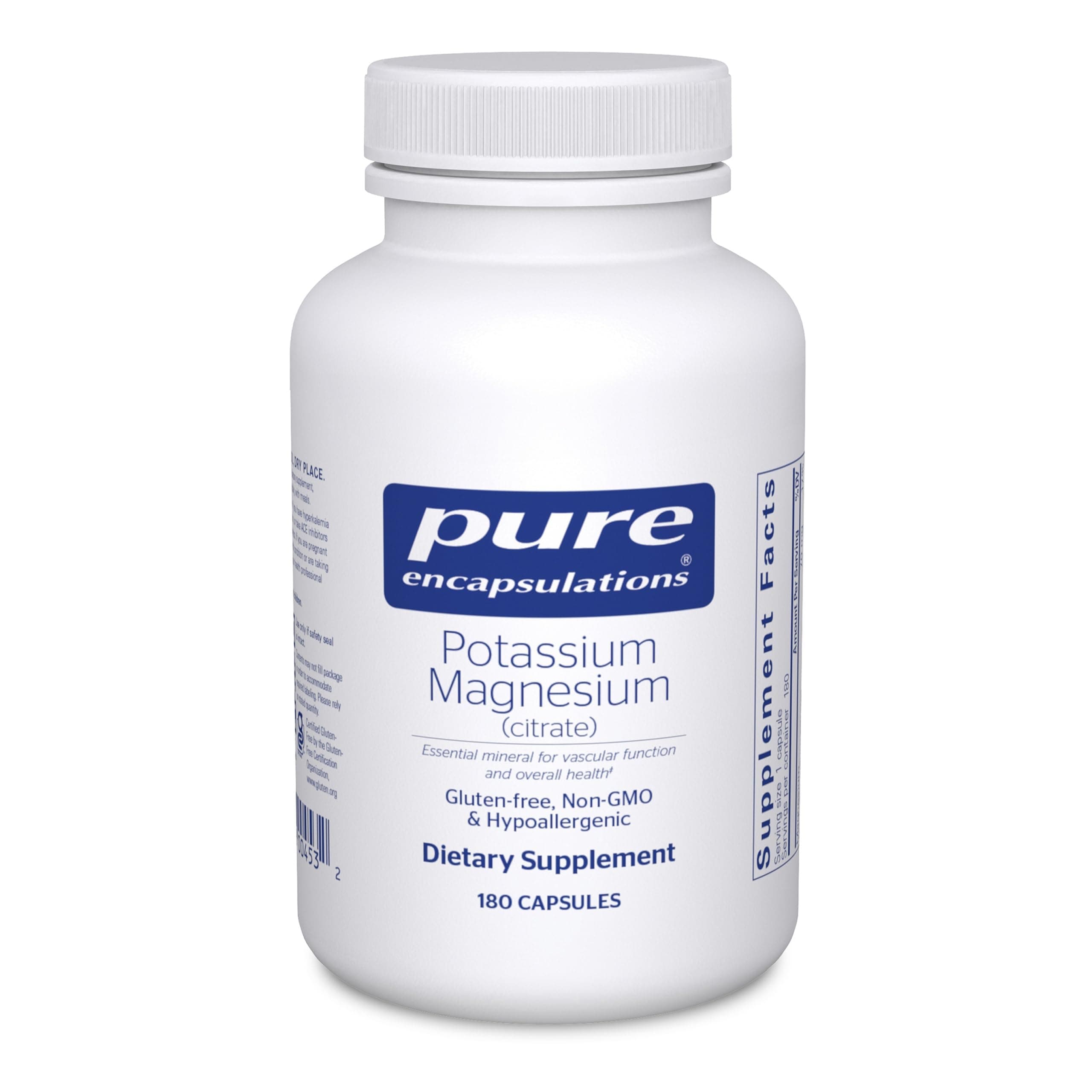 - Potassium Magnesium (Citrate) 180 Vcaps