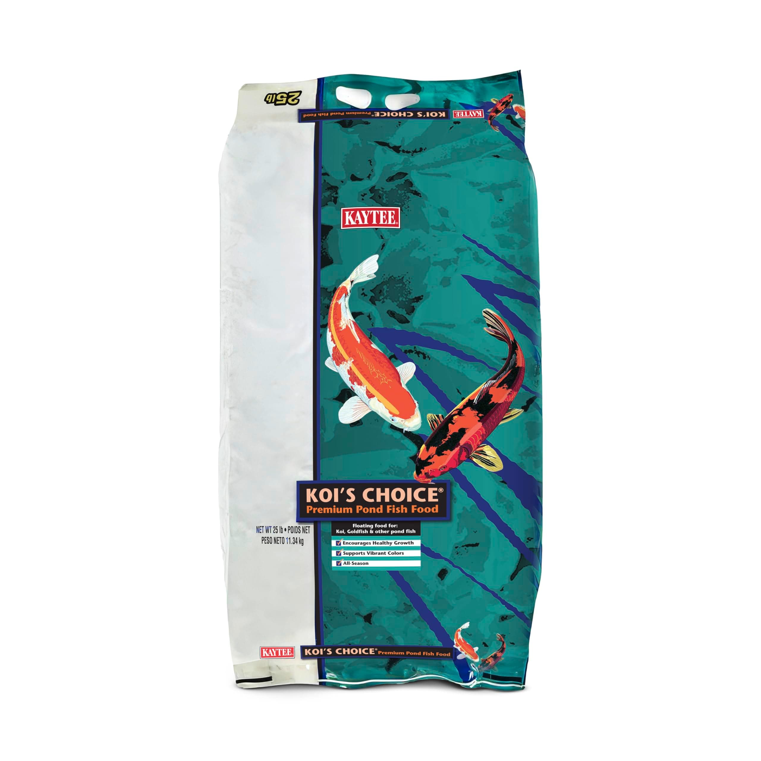 Kaytee Koi's Choice Koi Floating Fish Food, 25 Pound