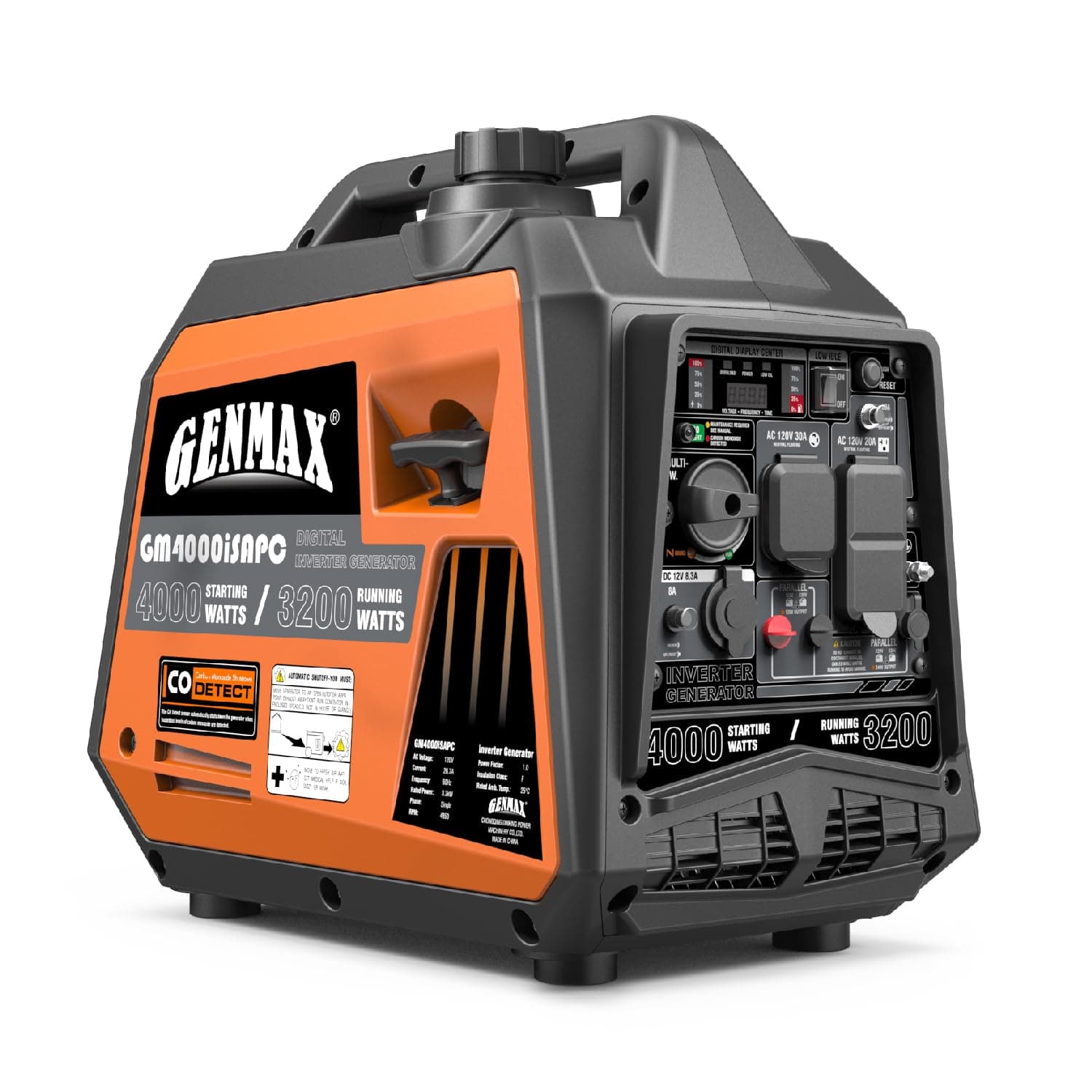 GENMAX Generator,EPA Compliant, Eco-Mode Feature, Ultra Lightweight for Backup Home Use & Camping