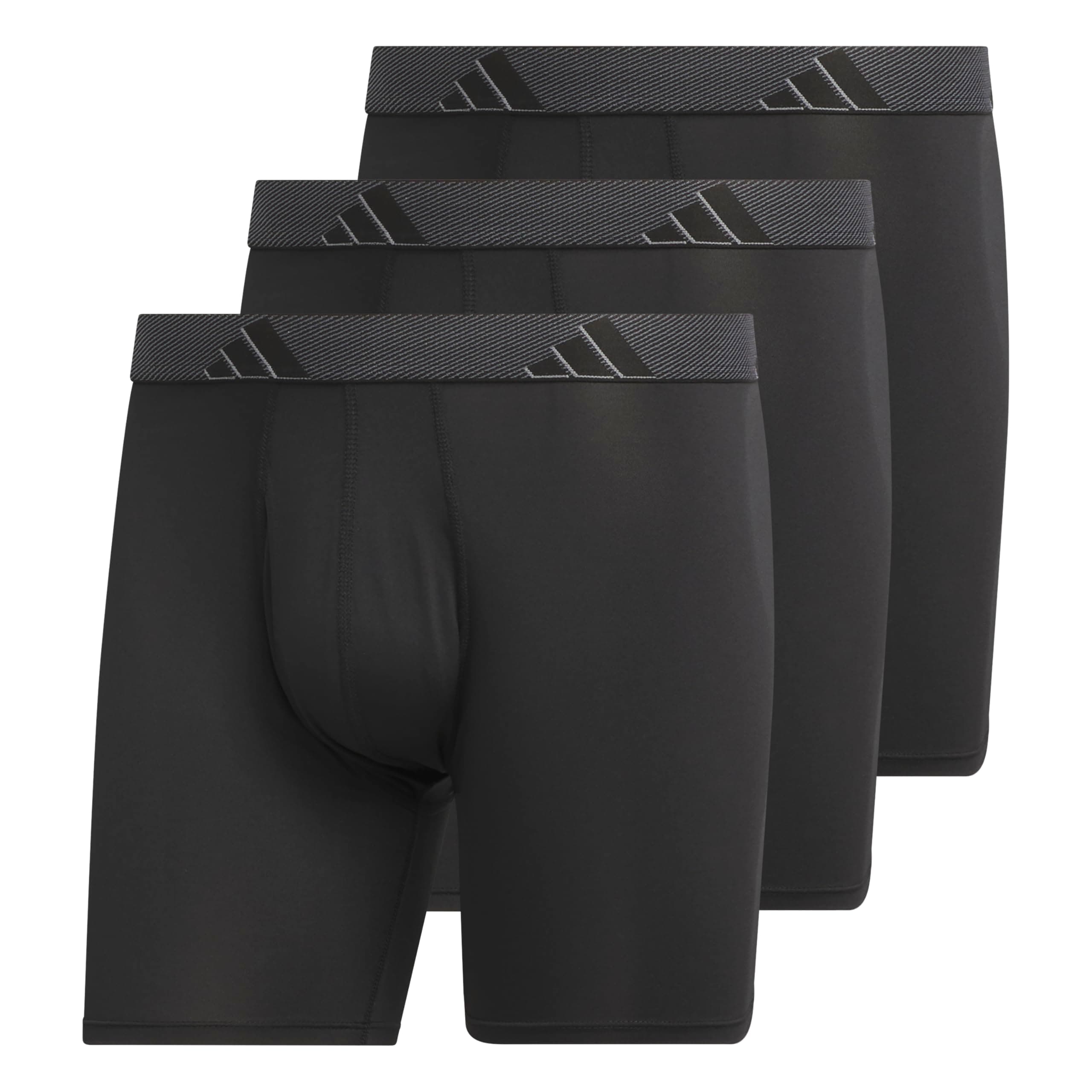 Men's Microfiber Boxer Briefs Underwear (Multipack) Athletic Stretch-Fit