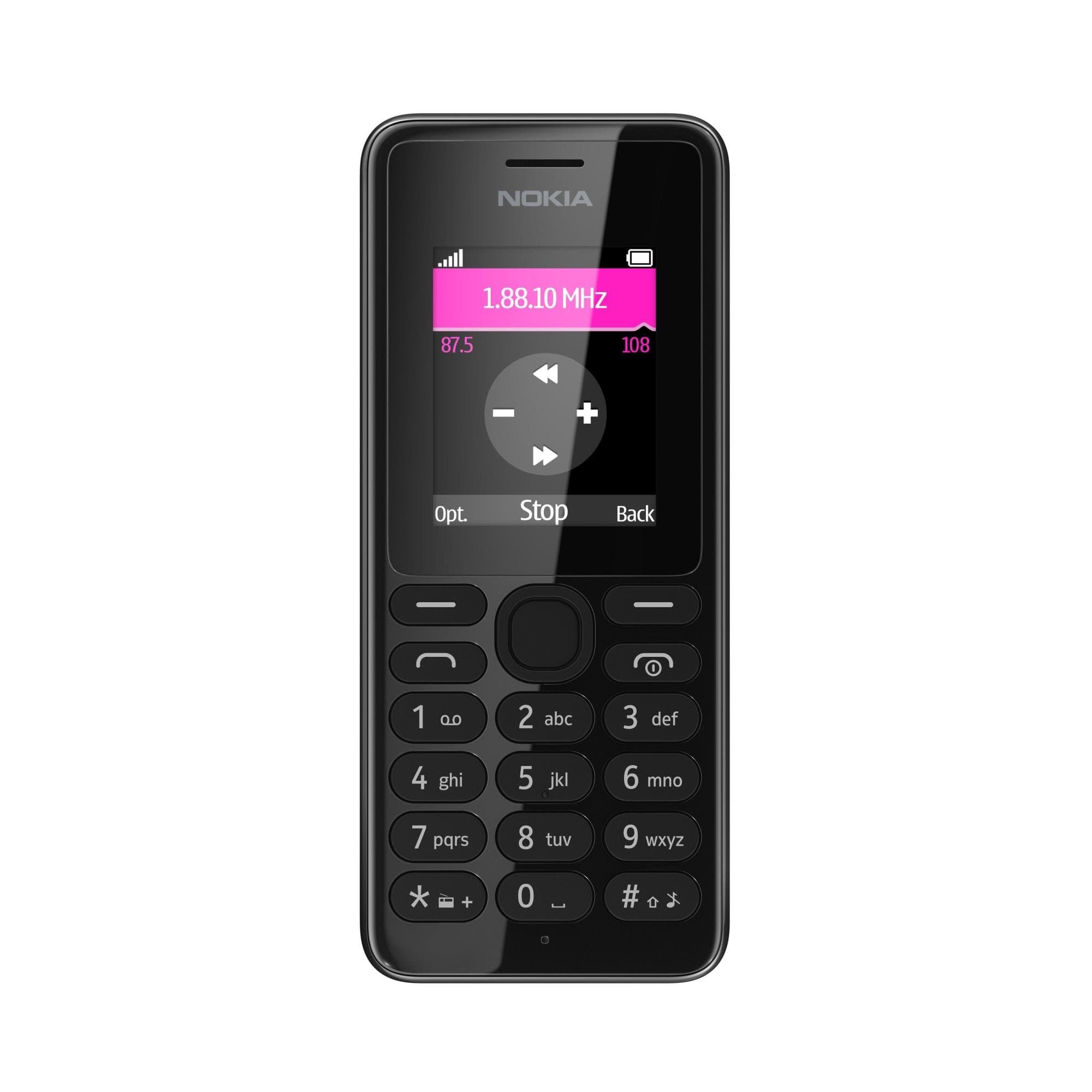 108 UK Sim Free Mobile Phone - Black
