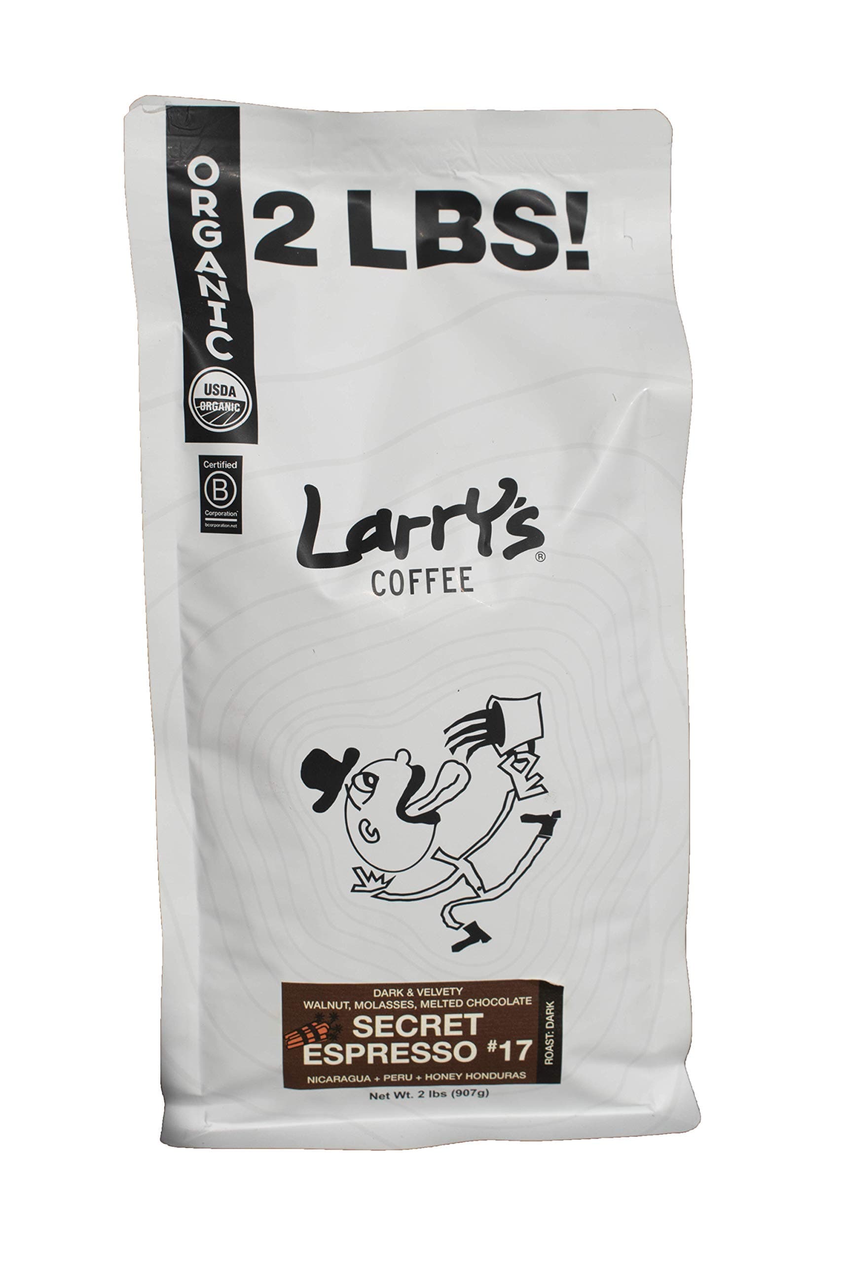 Larry's CoffeeWhole Beans 2 Pound, Secret Espresso #17