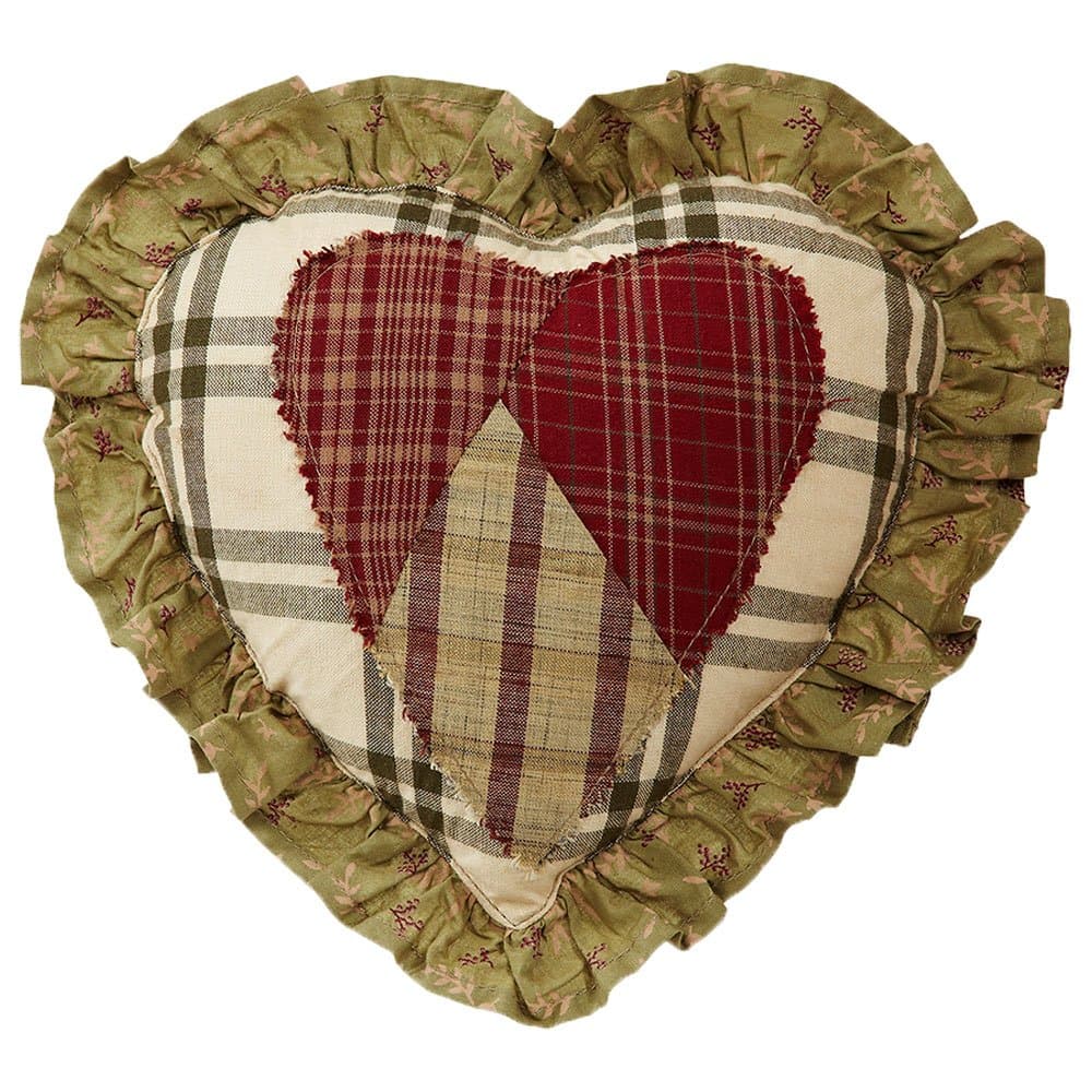Heartland Quilted Heart Shaped Pillow