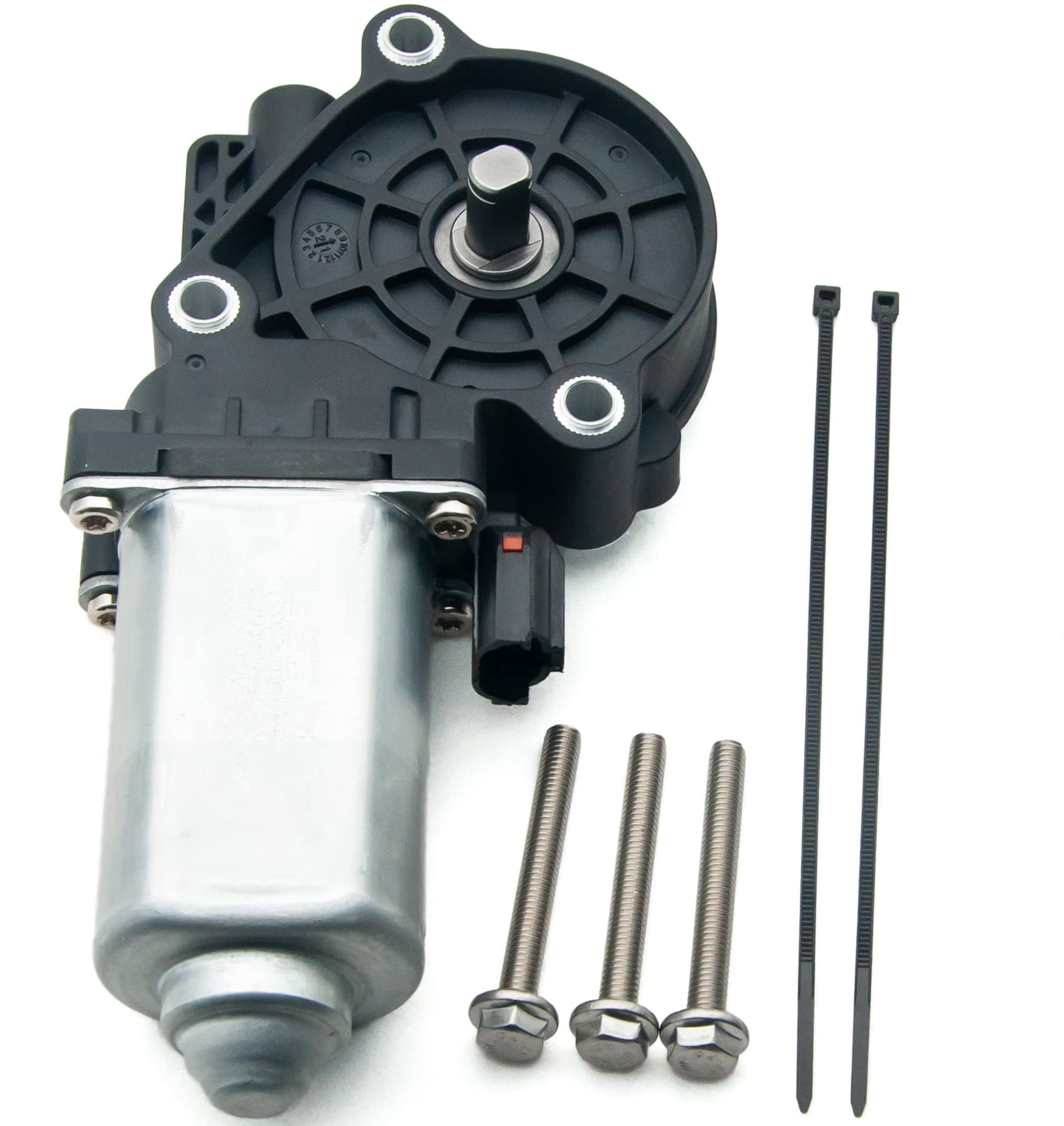 676061 RV Stair Entry Step Motor Replacement Kit for Kwikee, Compatible with Motor 214-1001, Includes Screws and Zip Ties