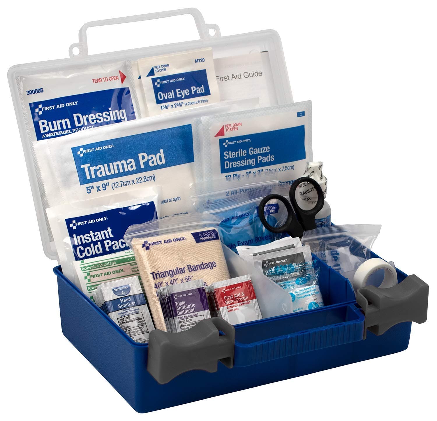 Xpress First 89 Piece Aid First Aid Kit, ANSI/OSHA Compliant