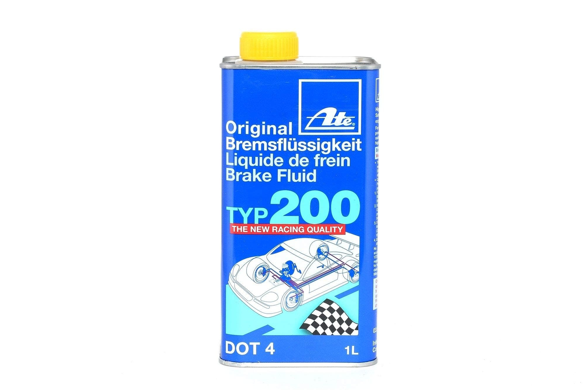 ATE 706202 Original TYP 200 DOT 4 Brake Fluid - 1 Liter