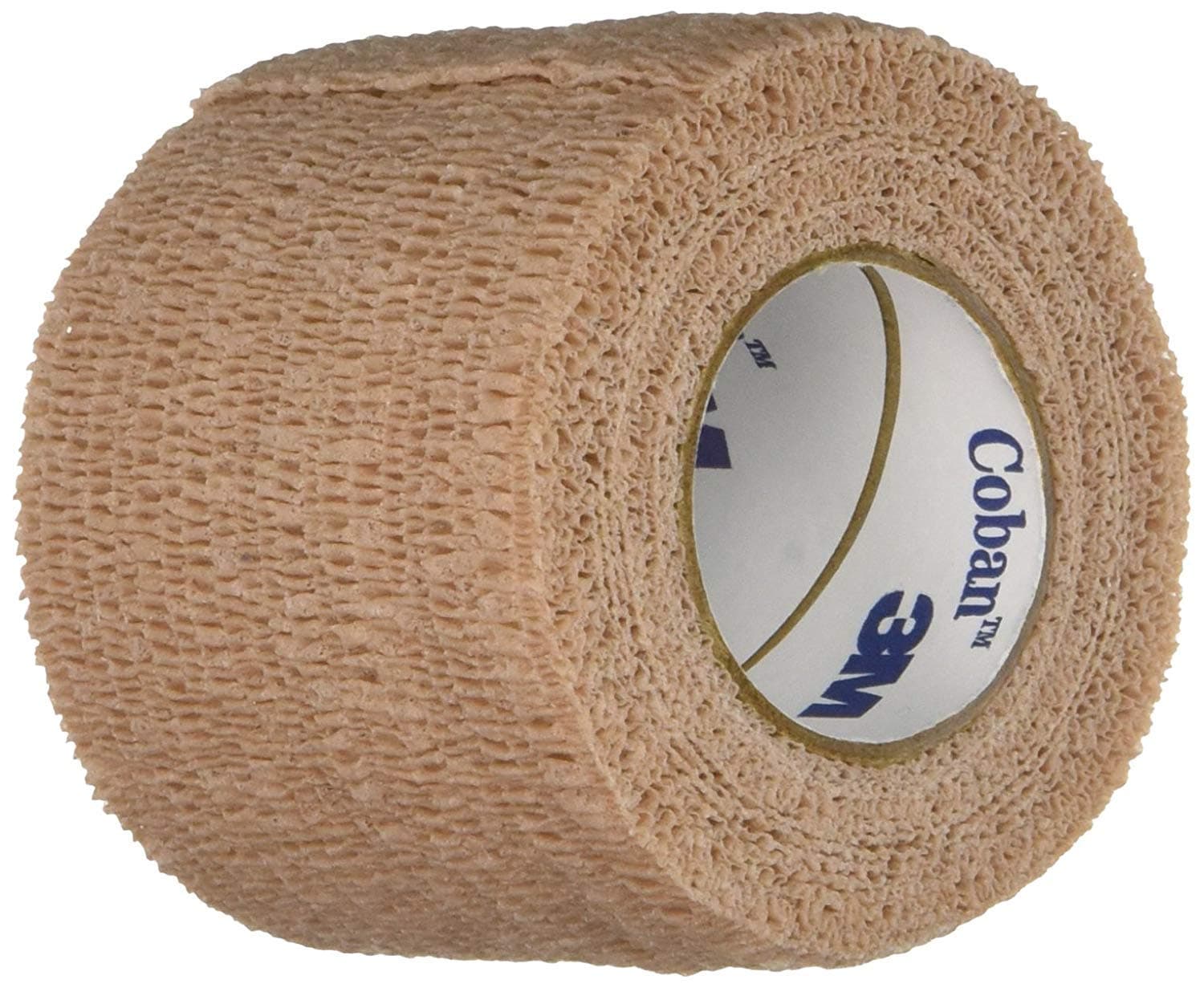 3M Coban Self-Adherent Wrap, Self Adherent Wrap Used to Secure Dressings and Other Devices, Compress or Protect Wound Sites and Immobilize Injuries, Tan, 2" x 5 yds, Each