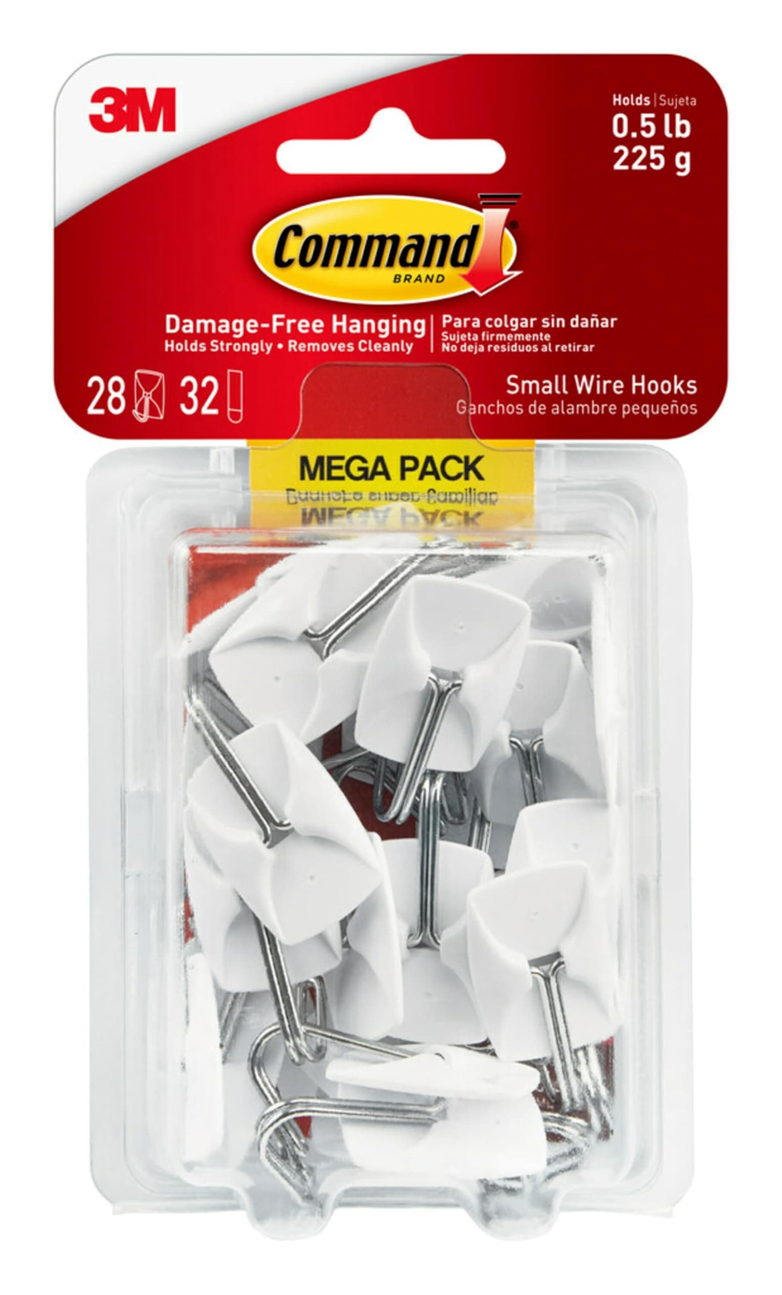 CommandSmall Wire Hooks Mega Pack 17067-MPES