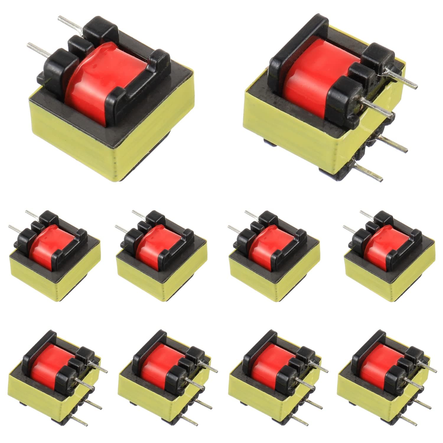 BOJACK EE-14 8 Ohm Audio Transformer 1300 : 8 Ohm for Voltage Amplification and Power Output (Pack of 10)