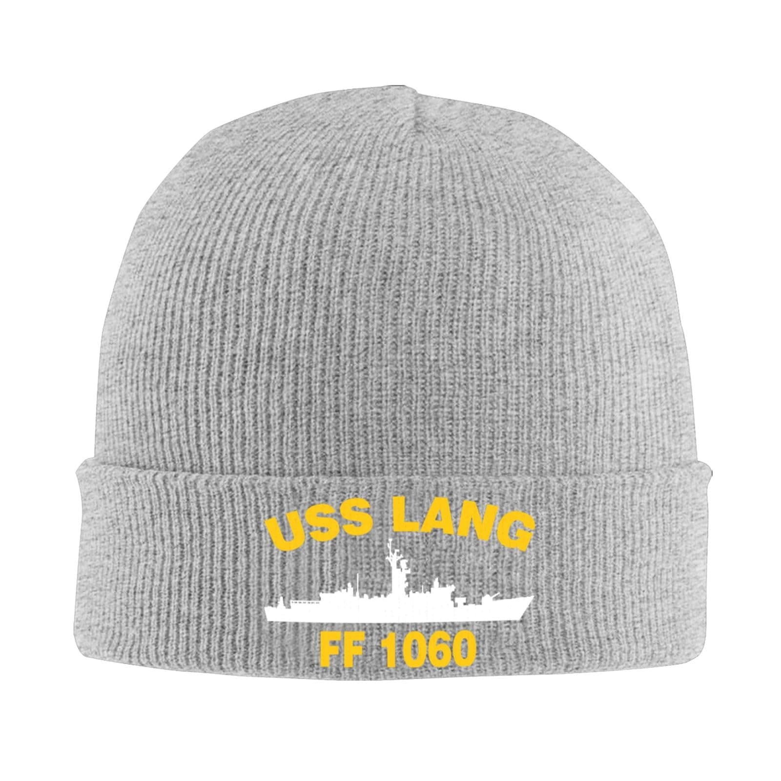 USS Lang FF 1060 DE 1060 Flag-Knit hat Denim Hats Fisherman's hat Cowboy Baseball Caps