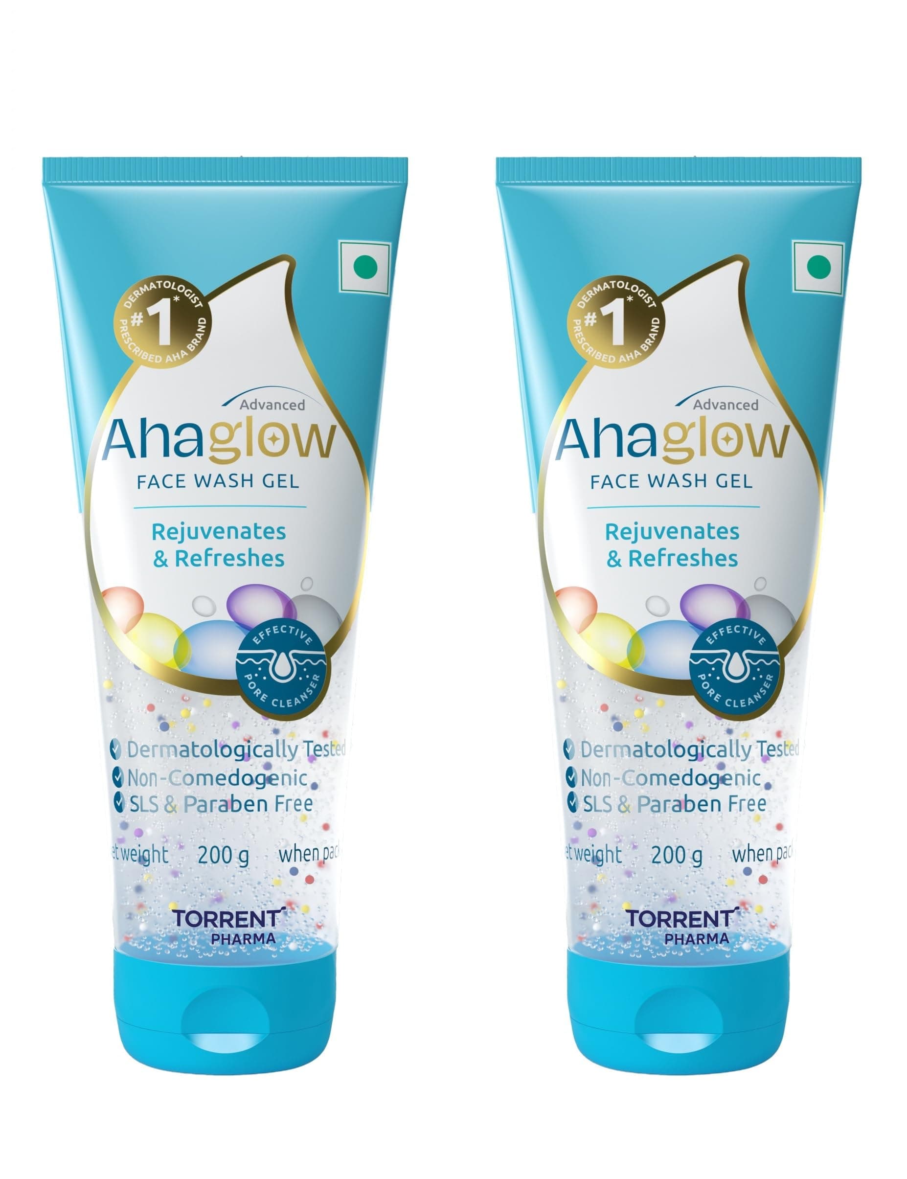 AHAGLOW FACE WASH 200GM PACK OF 2