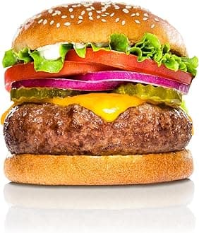 - New York Steak & Seafood Pack of 24 Frozen Sirloin Burgers - Premium 5 oz. Each Beef Sirloin for Beef Burgers Patties, Hamburger Patties