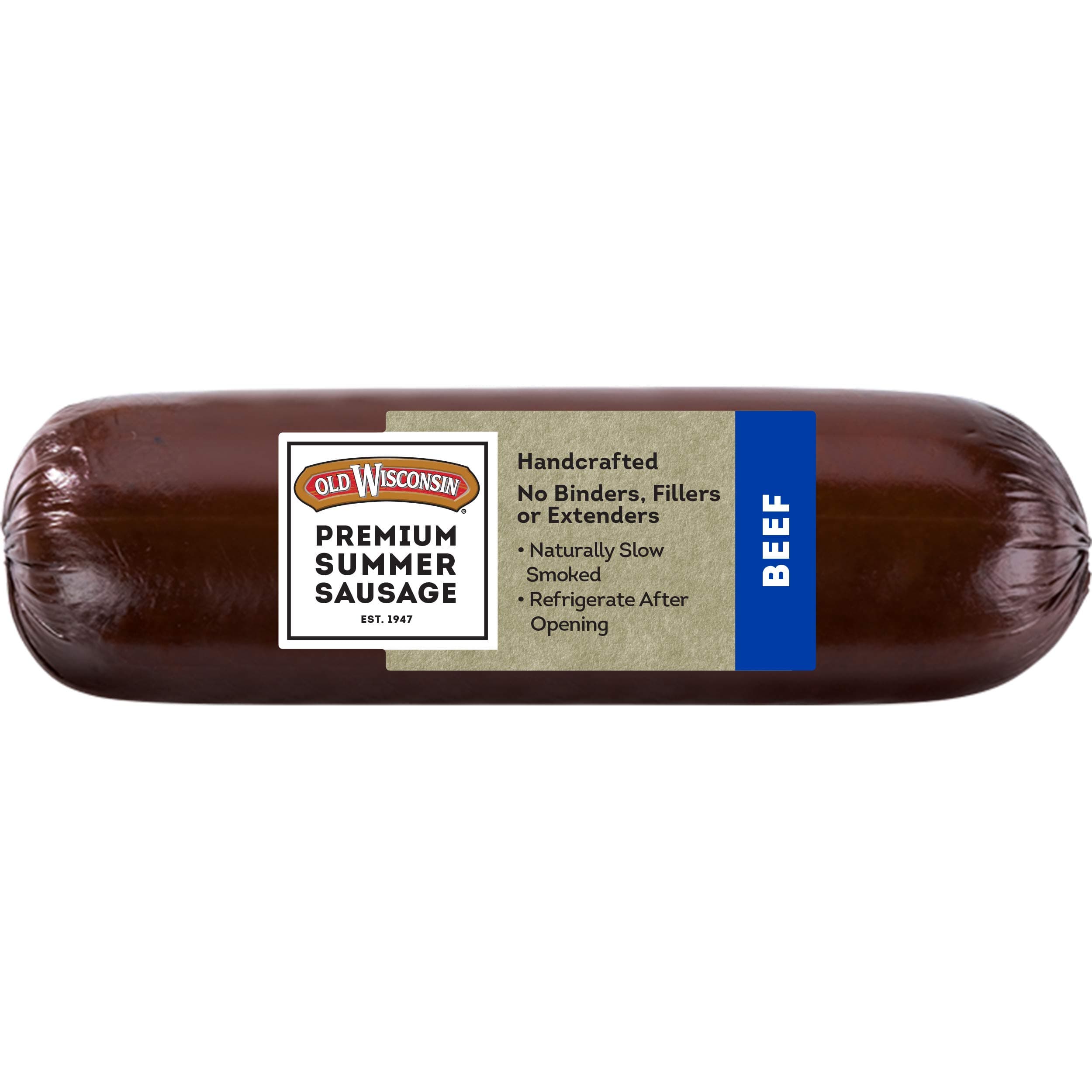 Old Wisconsin Summer Sausage, Beef, 8-Ounce Package