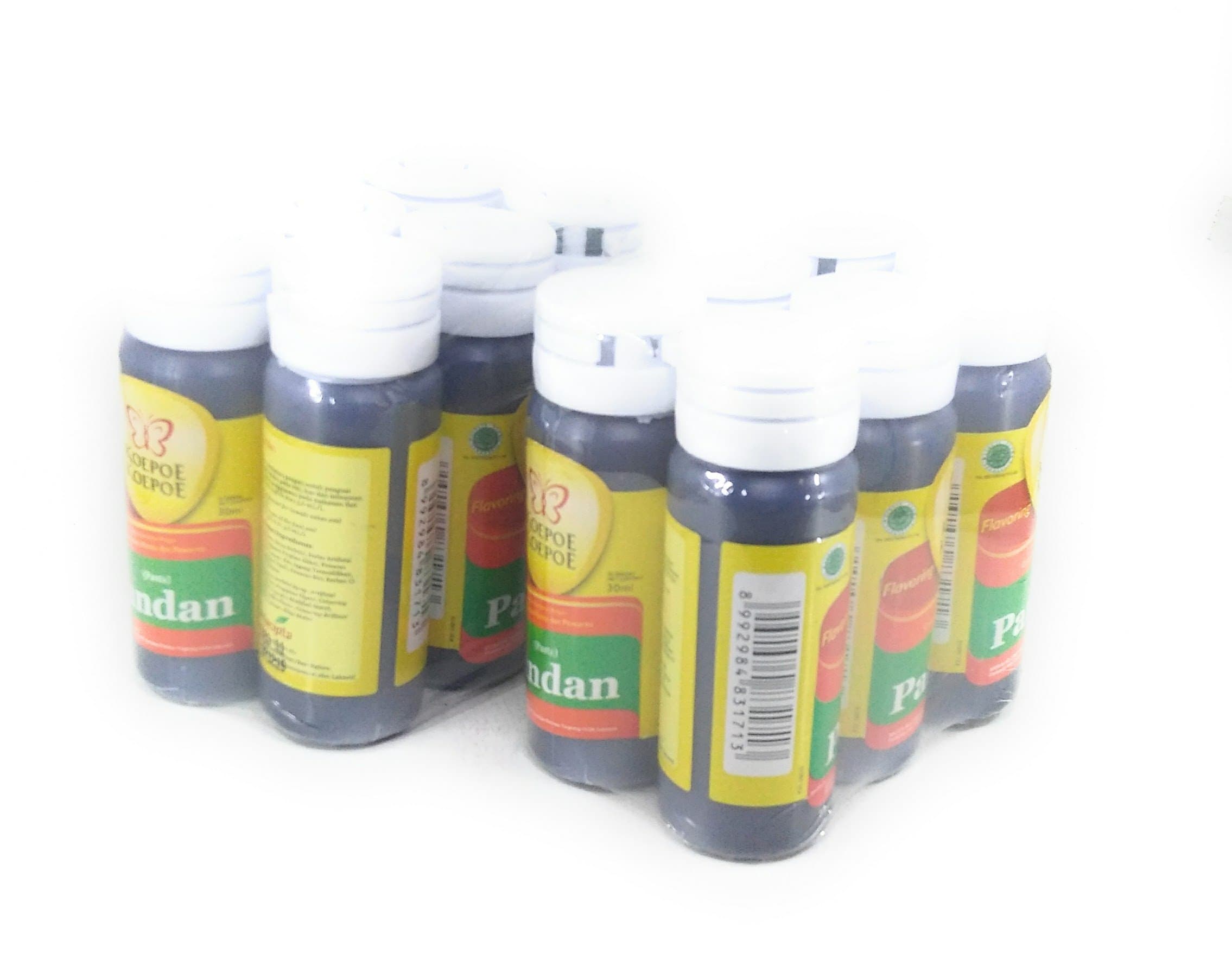 Koepoe-koepoe Pandan Paste, 30ml (Pack of 12)