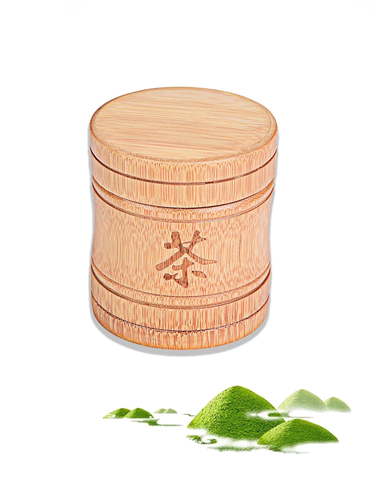 Matcha Container, Portable Lightweight for Tea Canisters for Loose Tea, Tea Canisters for Loose Tea with Lid, Matcha Tin Storage, Salt Container, Spice Jar for Food in the Kitchen