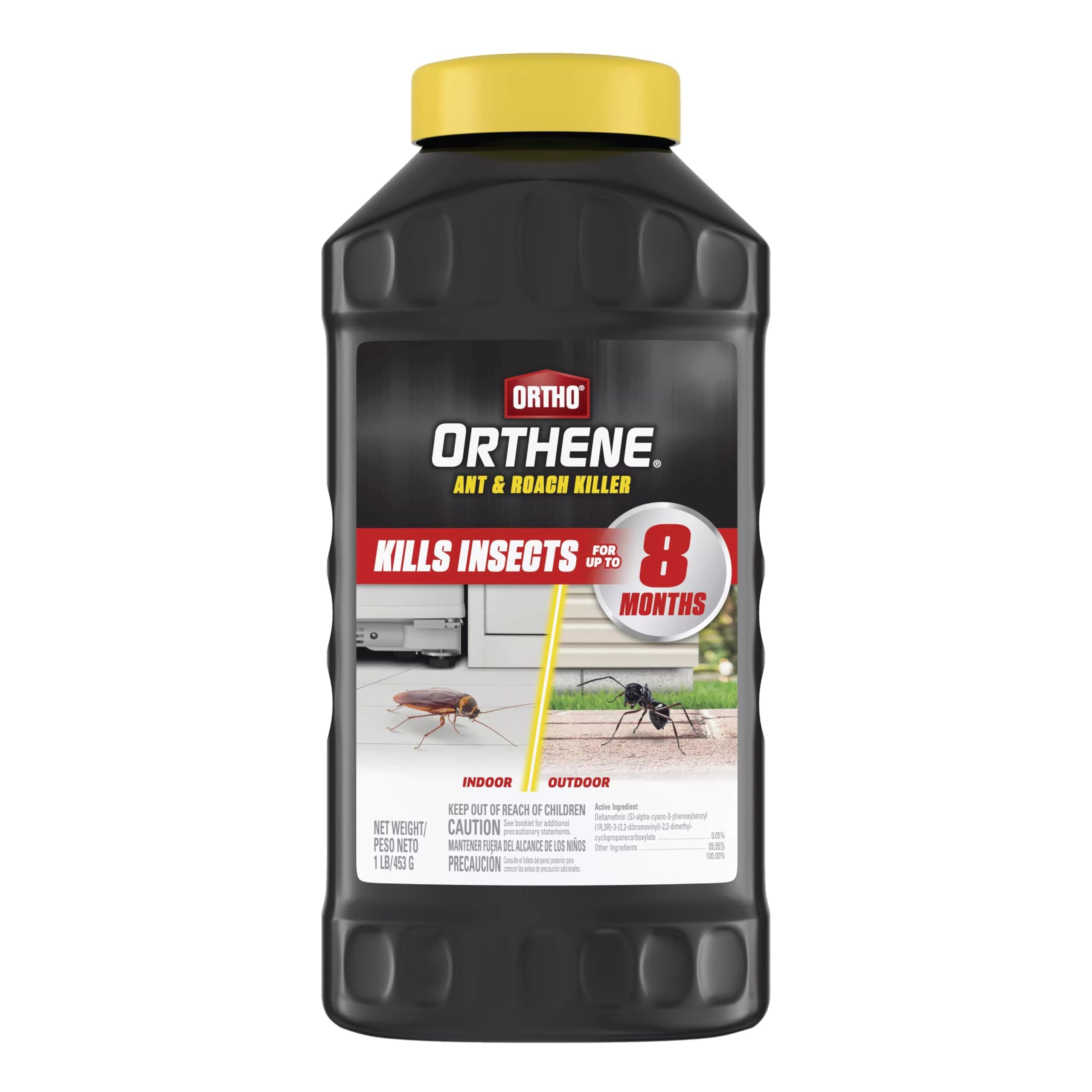 Ortho Orthene Ant and Roach Killer, Provides Long-Lasting Insect Control, for Indoor and Outdoor Use, 1 lb.