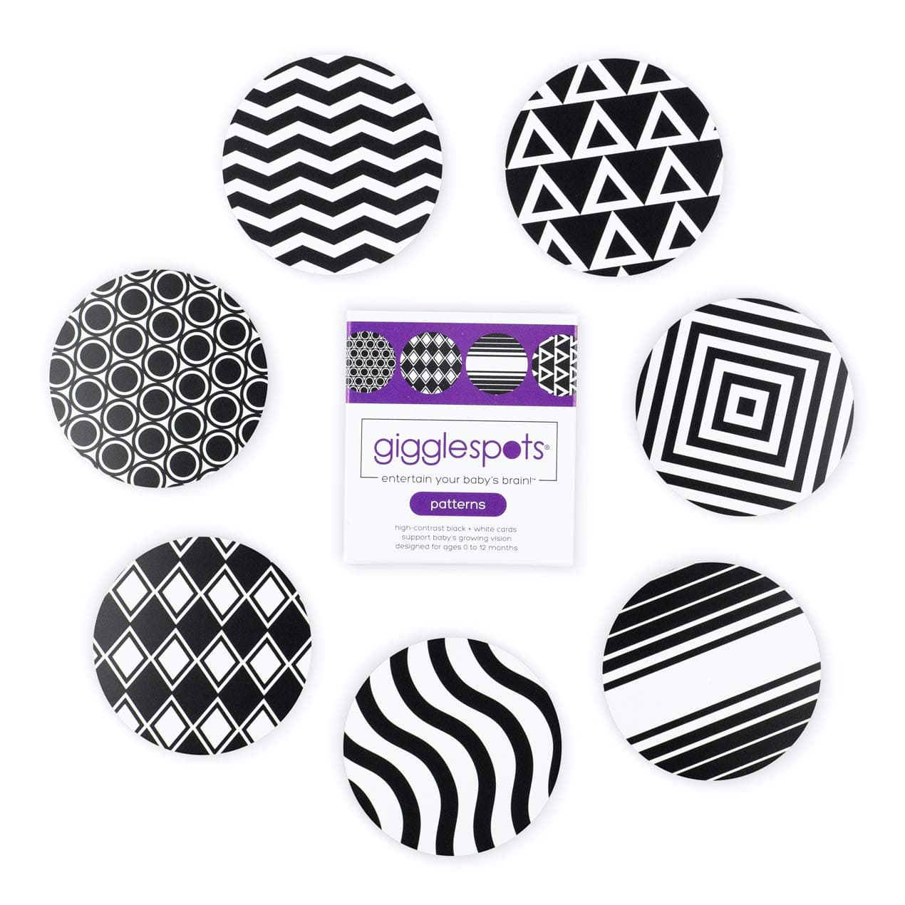 Black and White Baby Flashcards (Cards for Babies, Patterns)