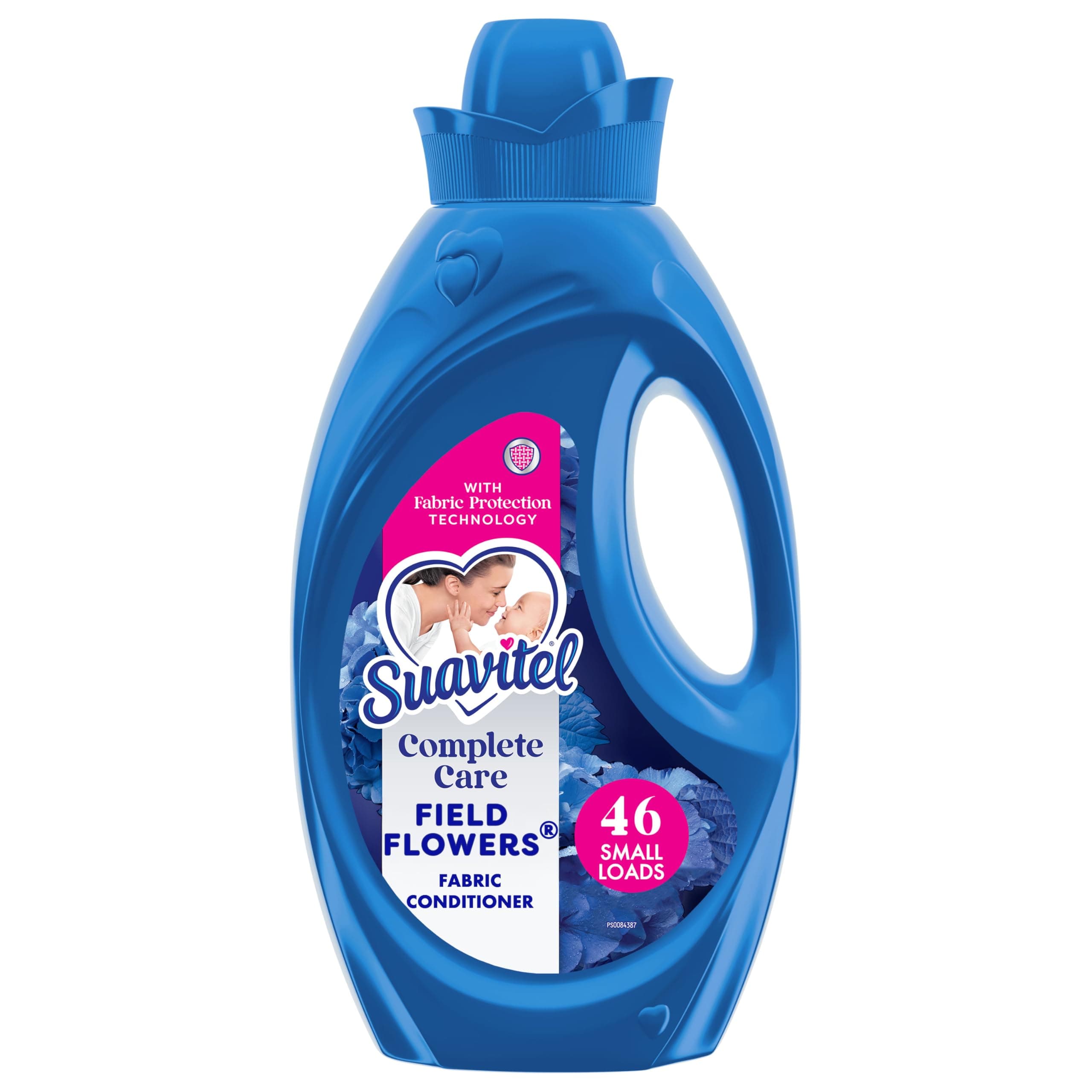 Suavitel Complete Liquid Fabric Softener with Stain Shield Technology, Field Flowers, 46 oz