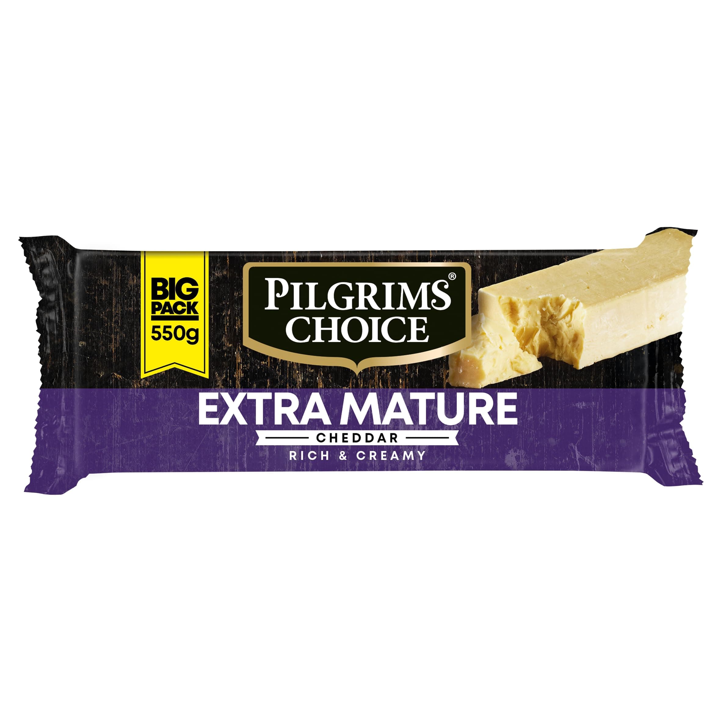 Pilgrims Choice Extra Mature Cheddar, 550 g