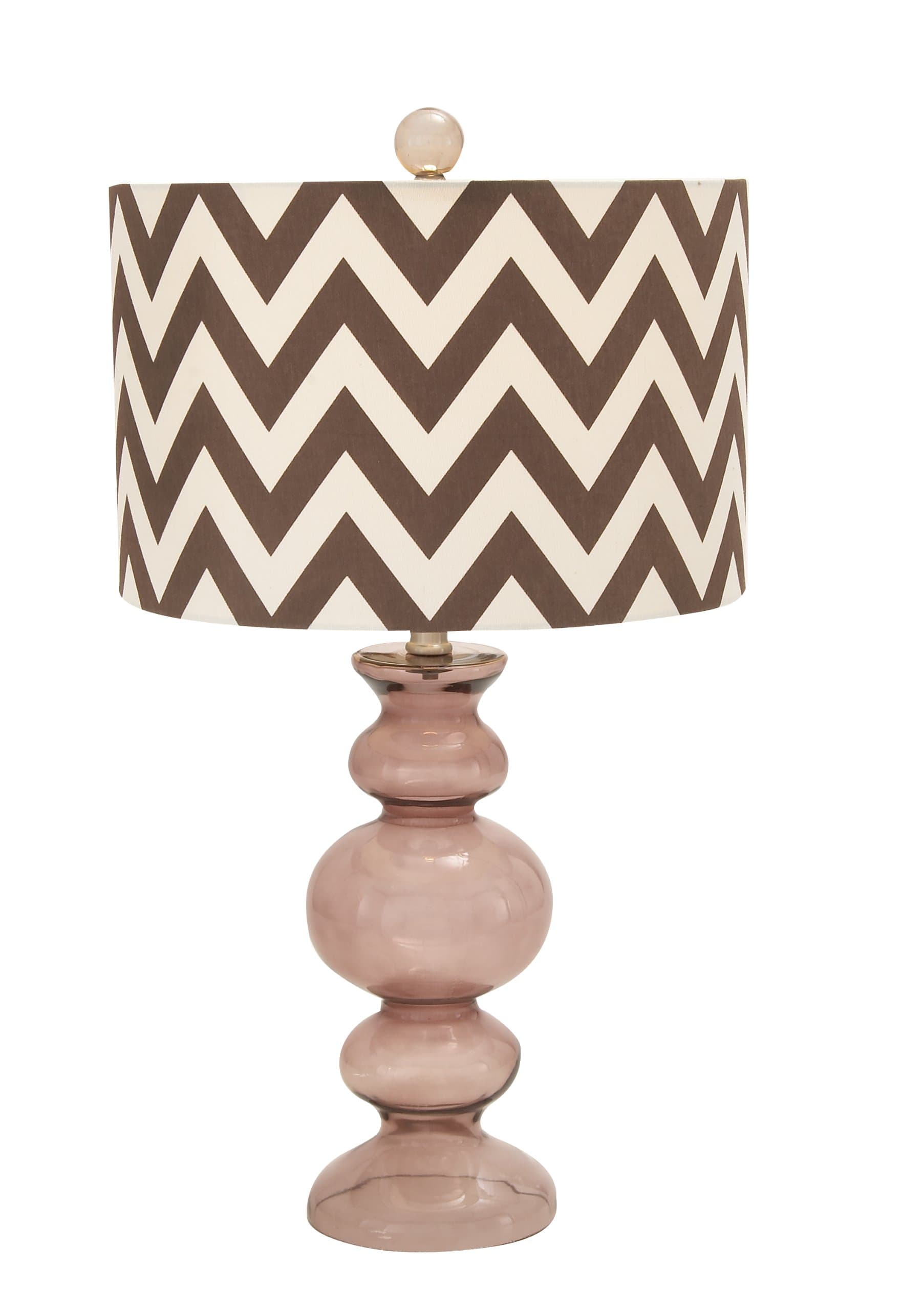 Deco 79 Glass Bubble Table Lamp, 26-Inch, Brown