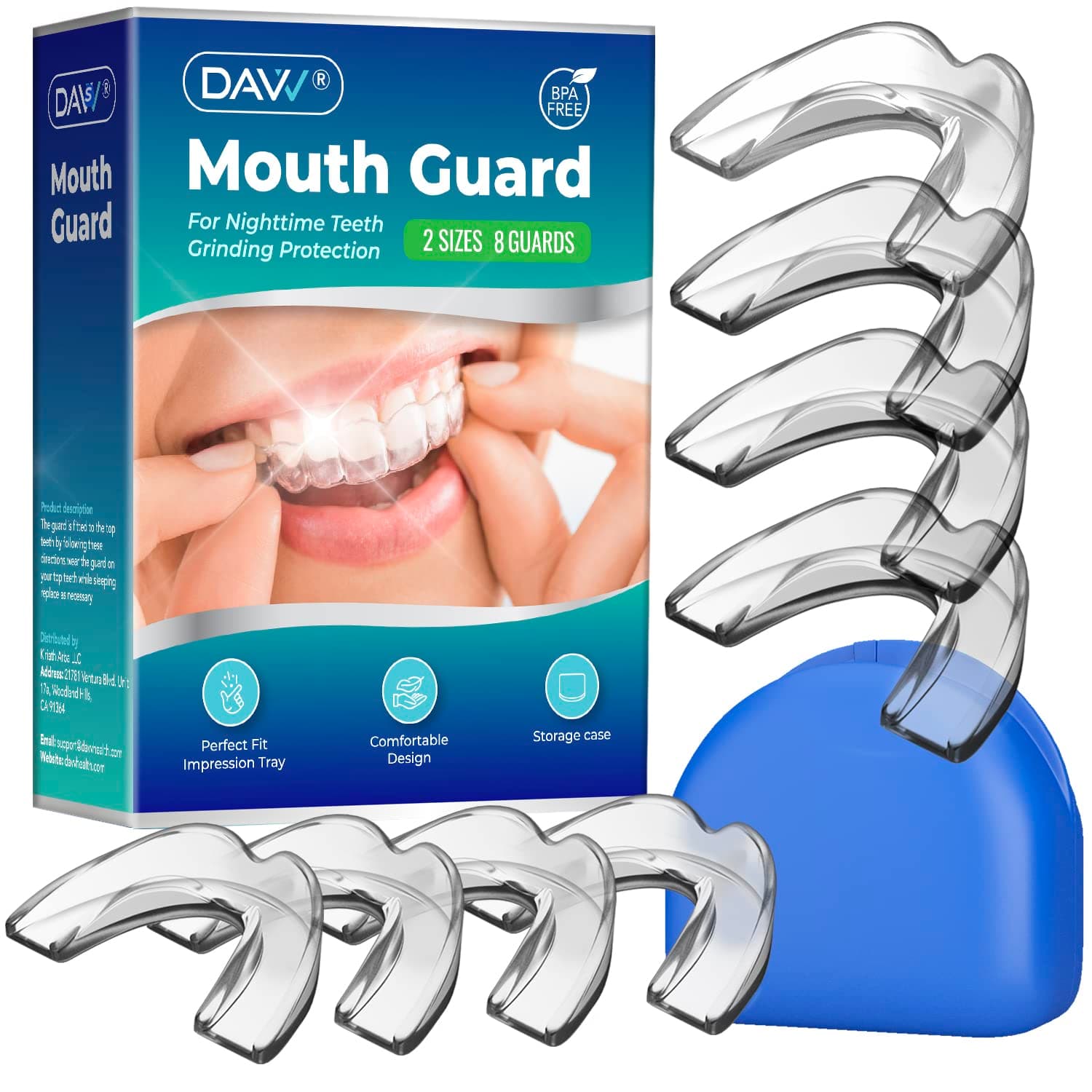 Mouth Guard for Clenching Teeth (8 Piece Set)